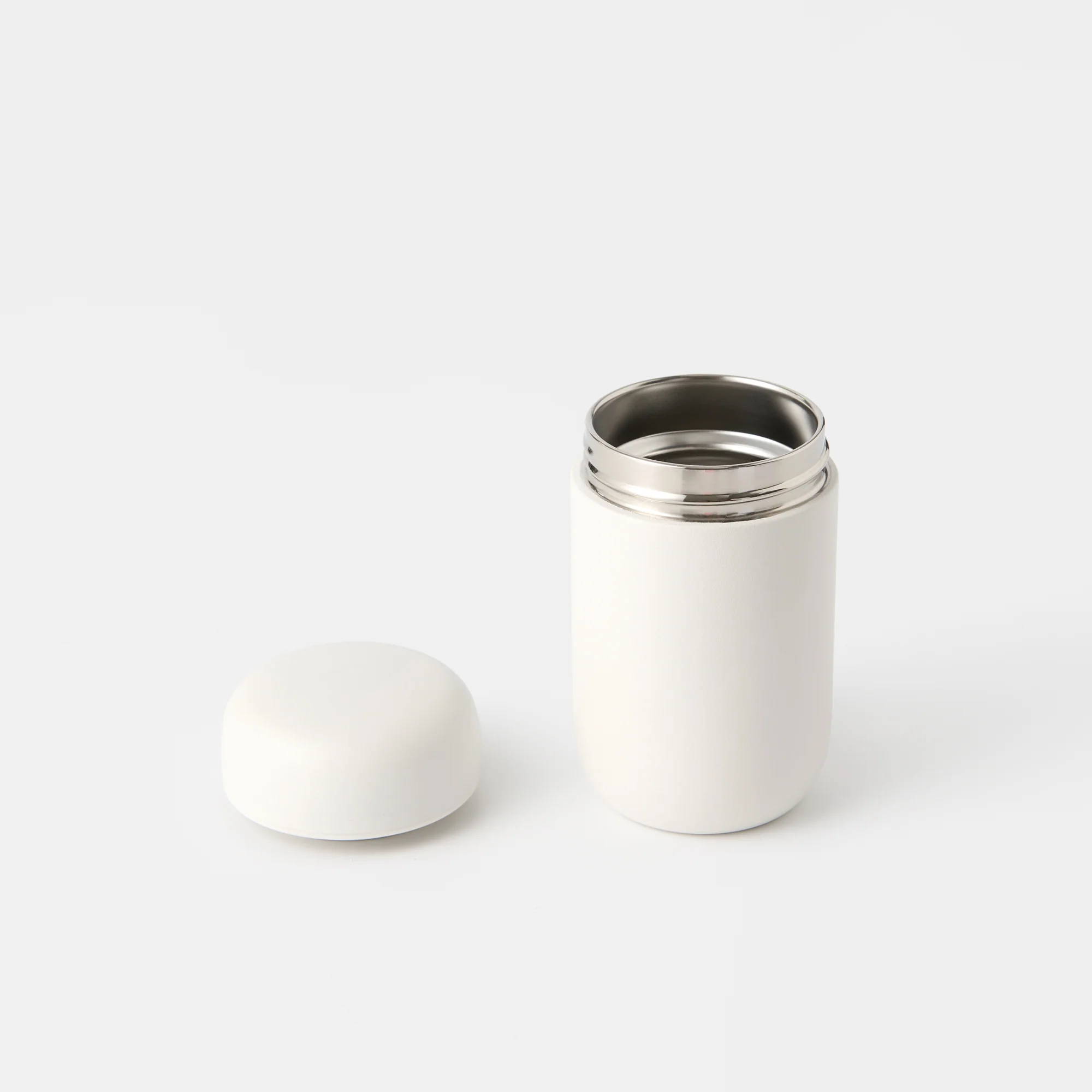 Stainless Steel Bottle - White (7.4 fl oz) - Image 4