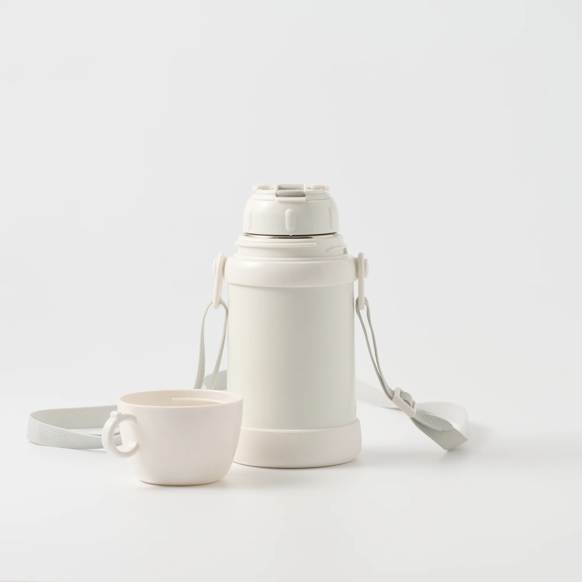 Stainless Steel Insulated Bottle with Two Lids - Image 8