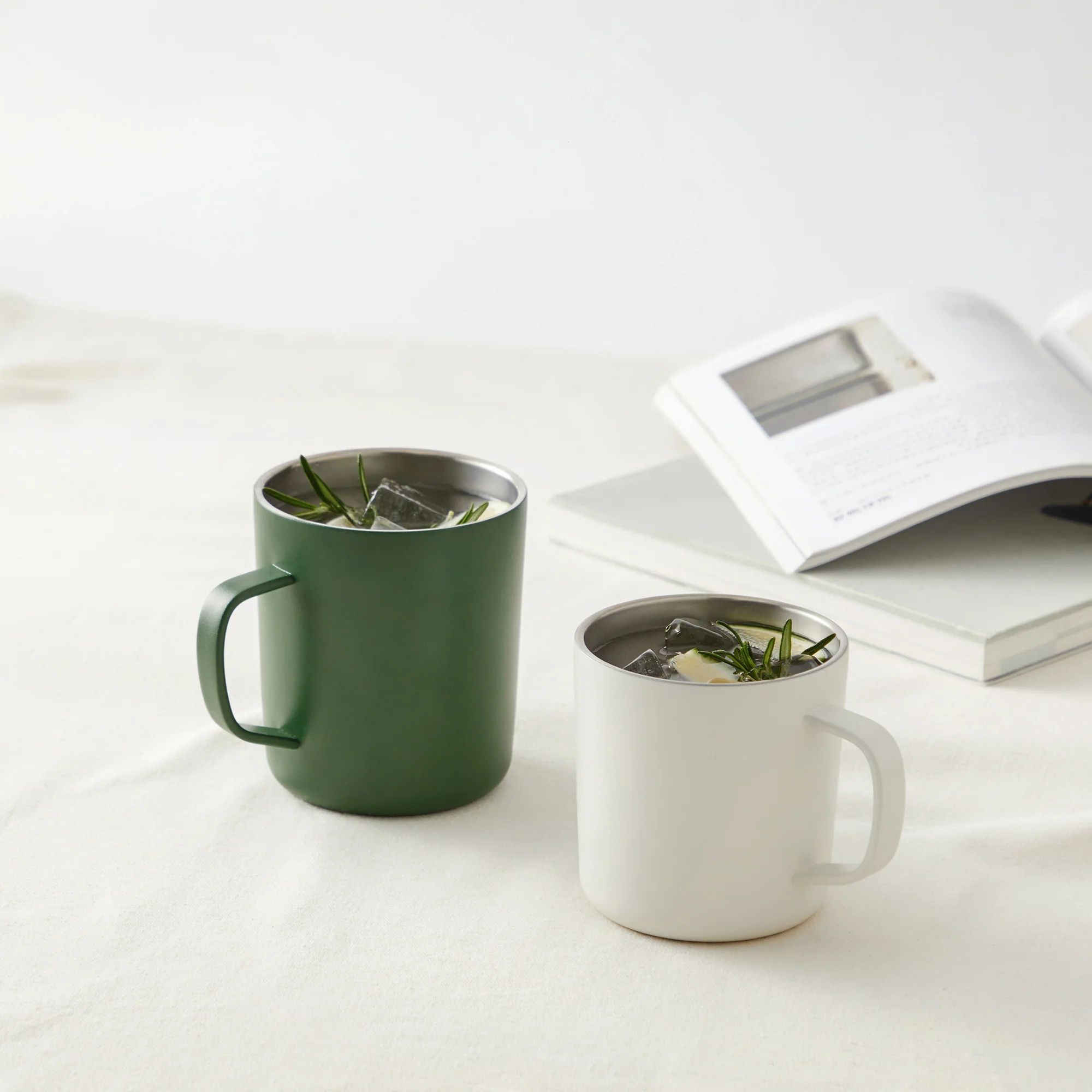 Stainless Steel Mug Cup - Green (16.6 fl oz) - Image 8