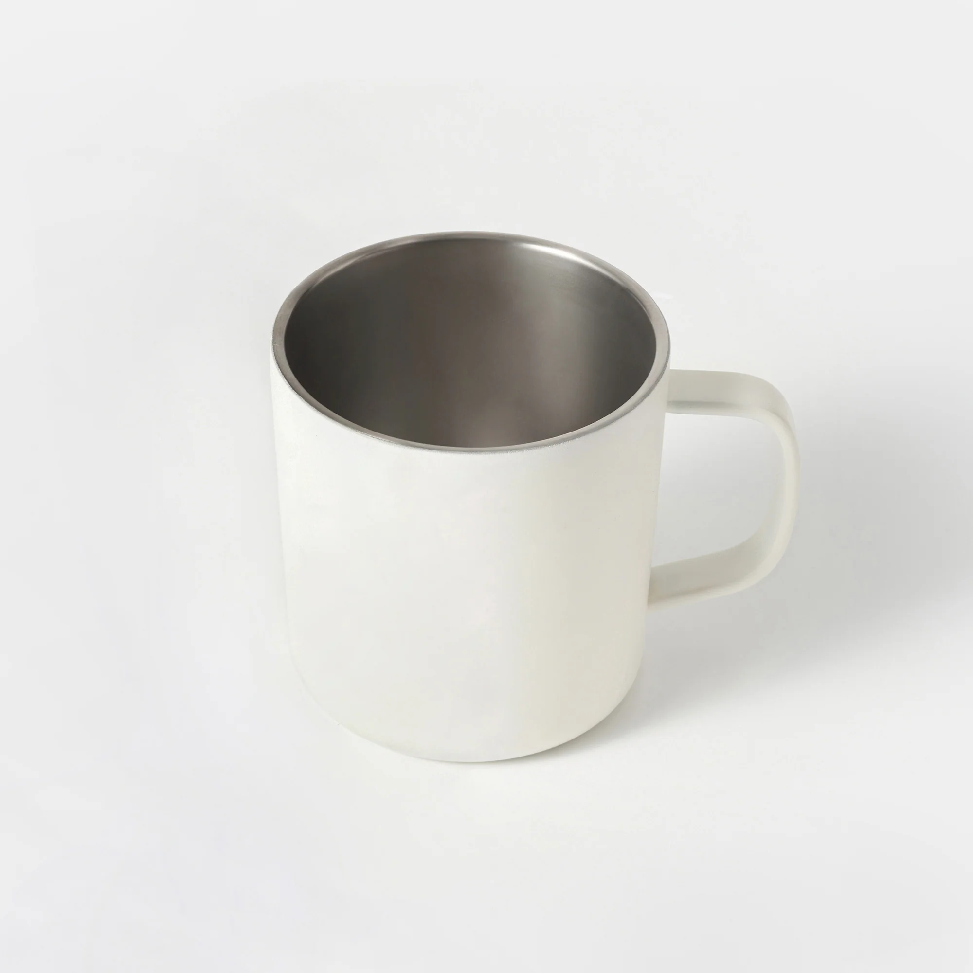 Stainless Steel Mug Cup - White (12.8 fl oz) - Image 2