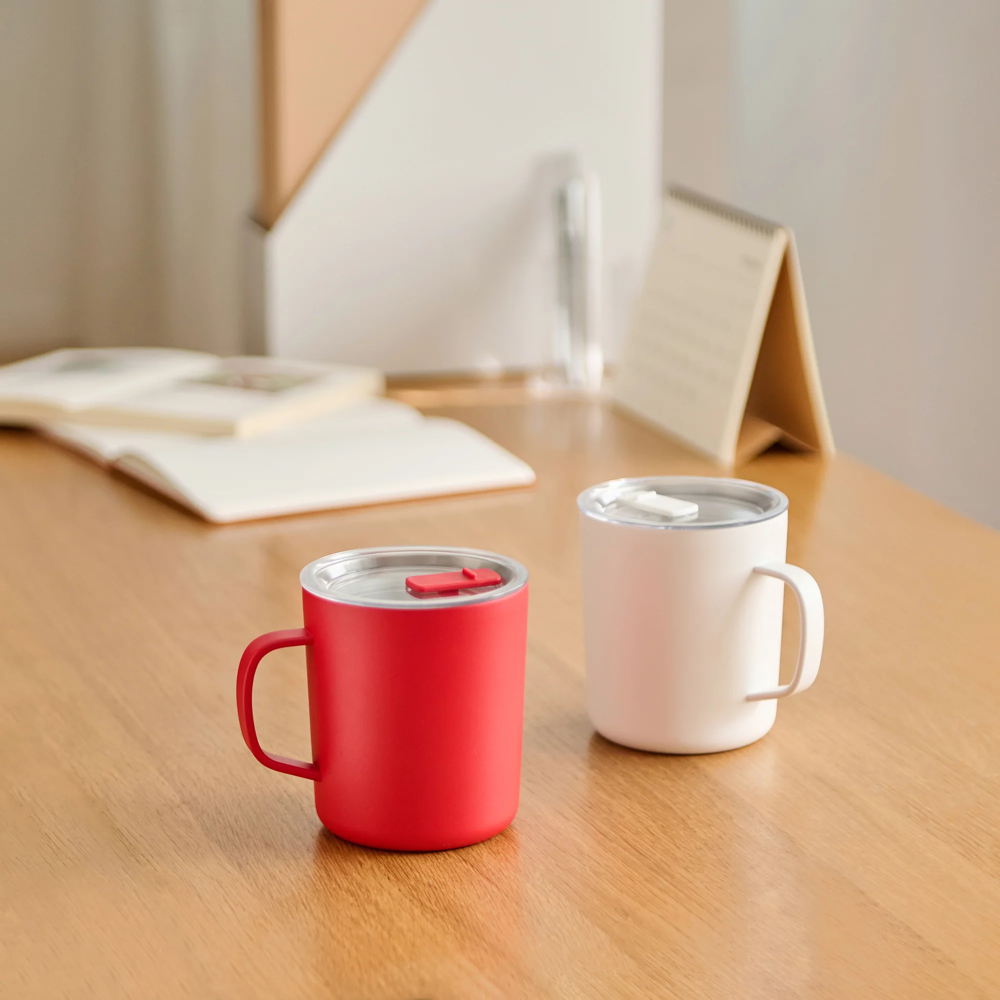Stainless Steel Mug Cup - White (16.6 fl oz) - Image 13