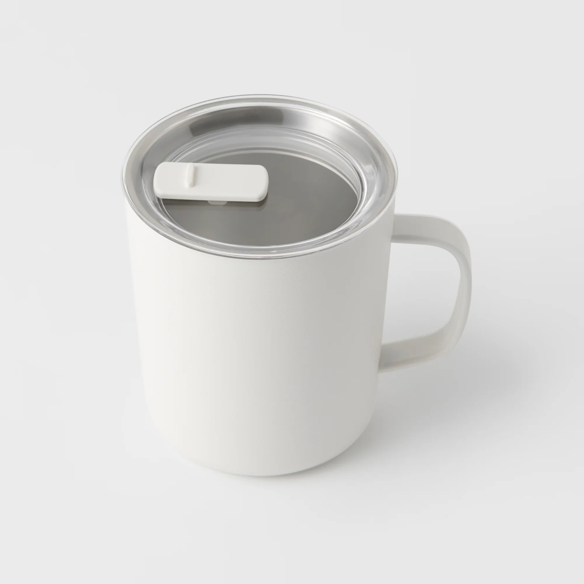Stainless Steel Mug Cup - White (16.6 fl oz) - Image 2