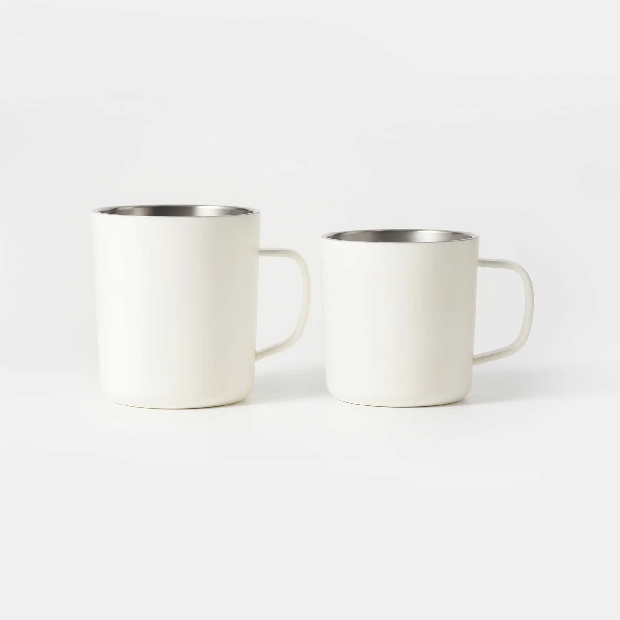 Stainless Steel Mug Cup - White (16.6 fl oz) - Image 4