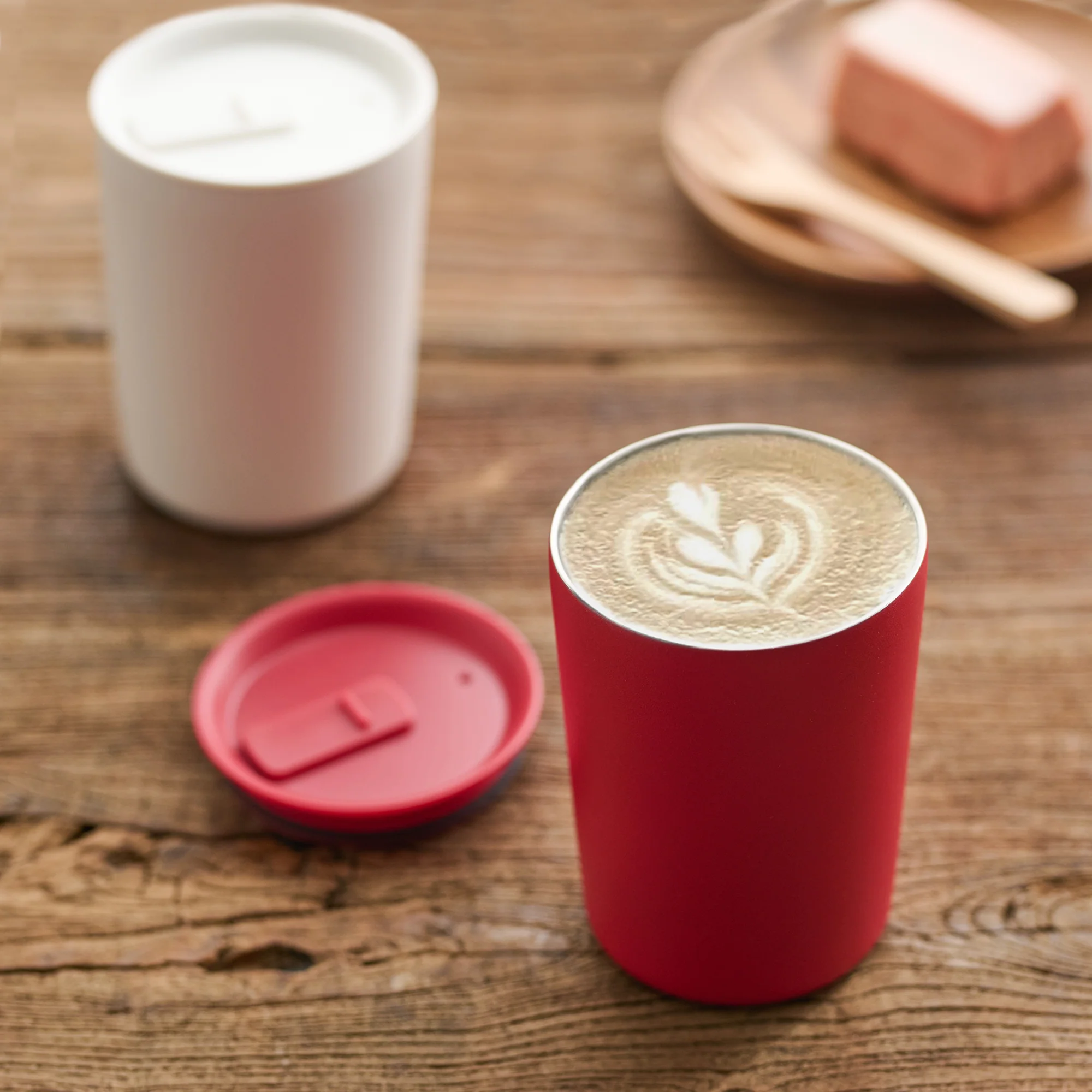 Stainless Steel Tumbler - Red (10.1 fl oz) - Image 2
