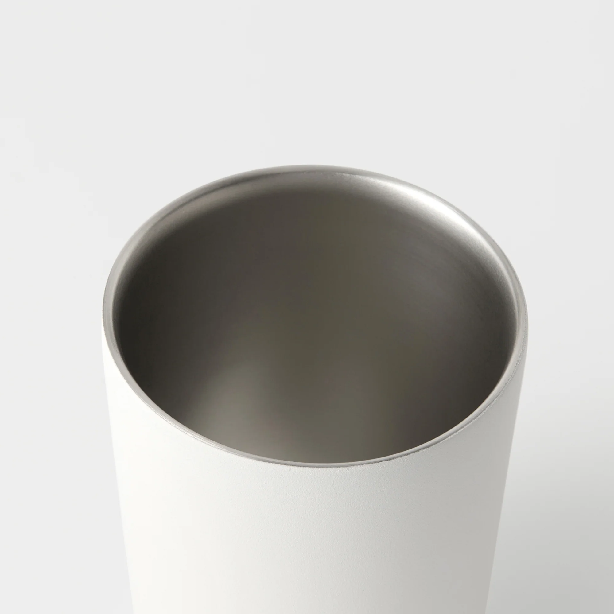 Stainless Steel Tumbler - White (15.2 fl oz) - Image 5