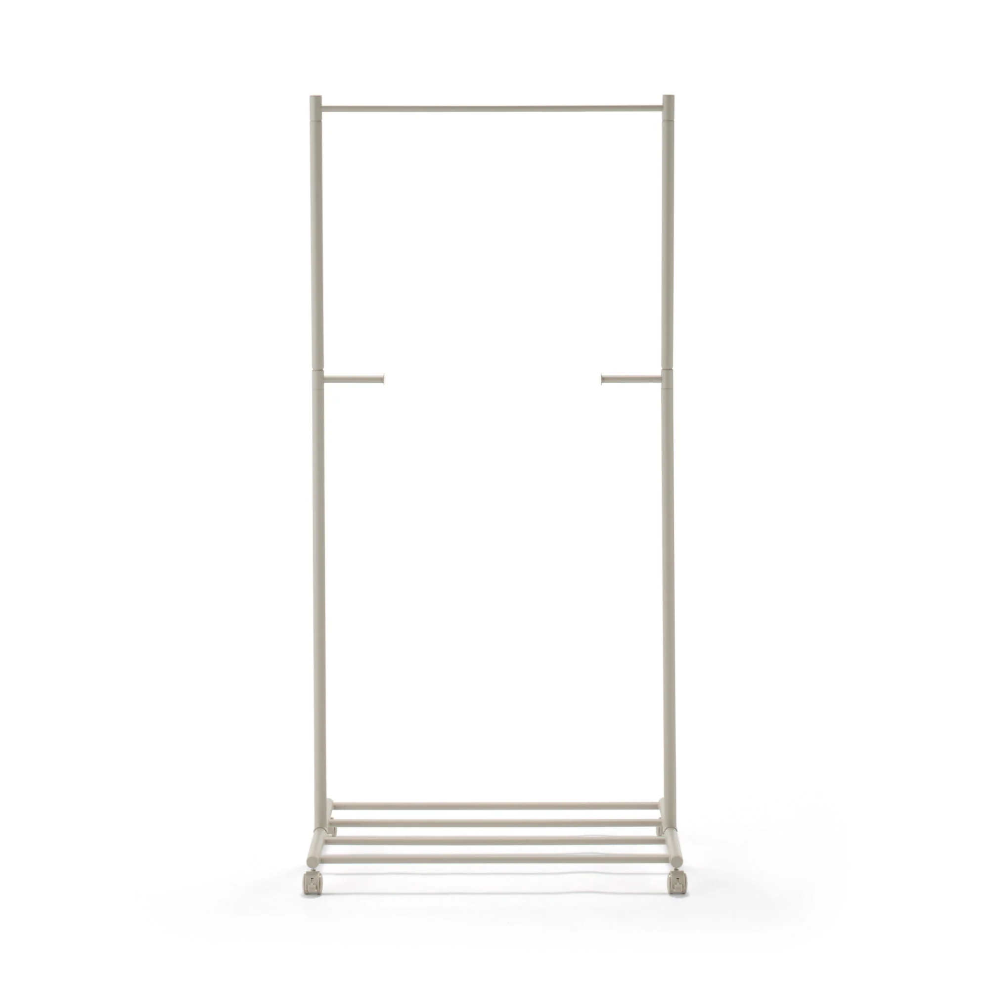 Steel Pipe Clothes Rack - Warm Gray