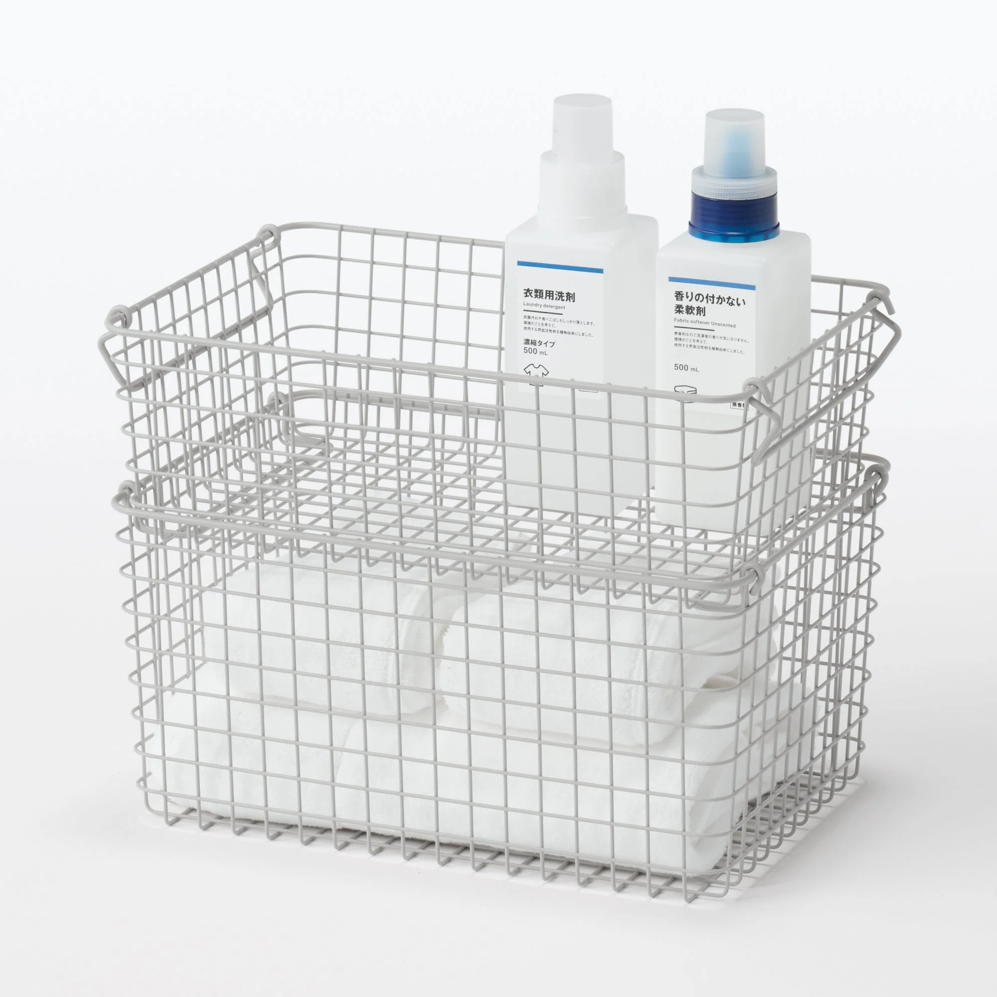 Steel Pipe Storage Rack Basket Set - Warm Gray - Image 6