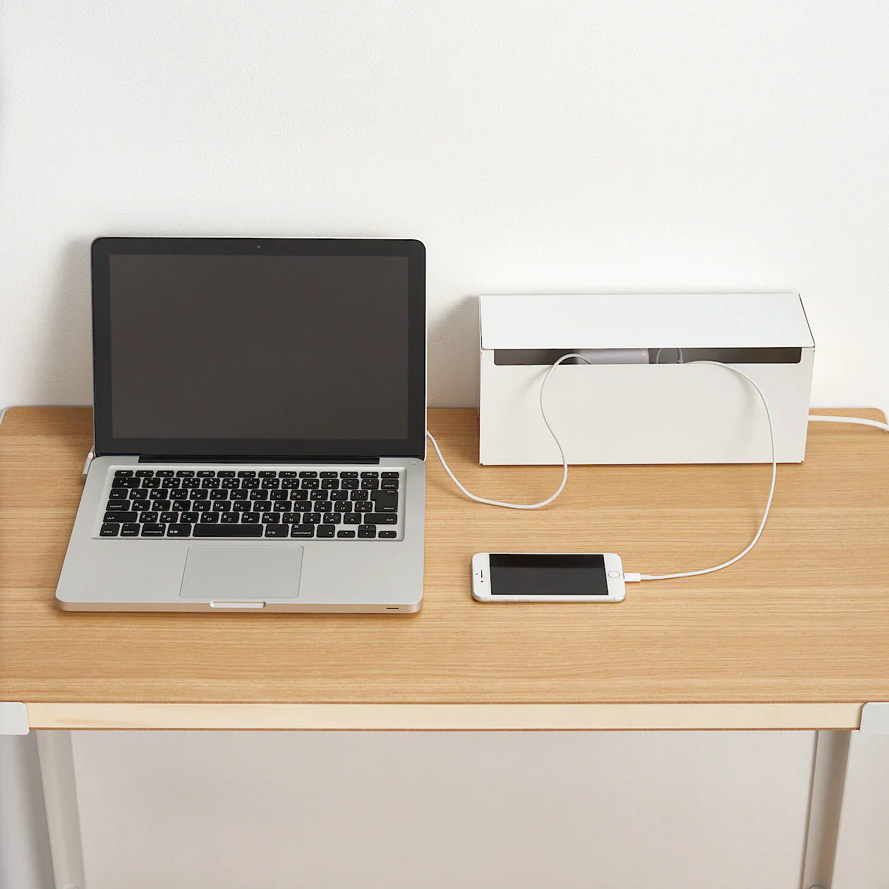 Steel Power Strip Storage - White - Image 8