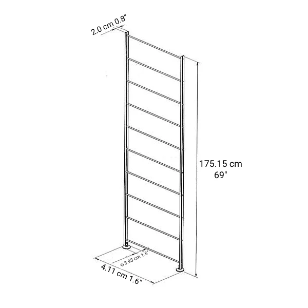 SUS Shelving Unit Additional Frame - Light Gray - Image 4