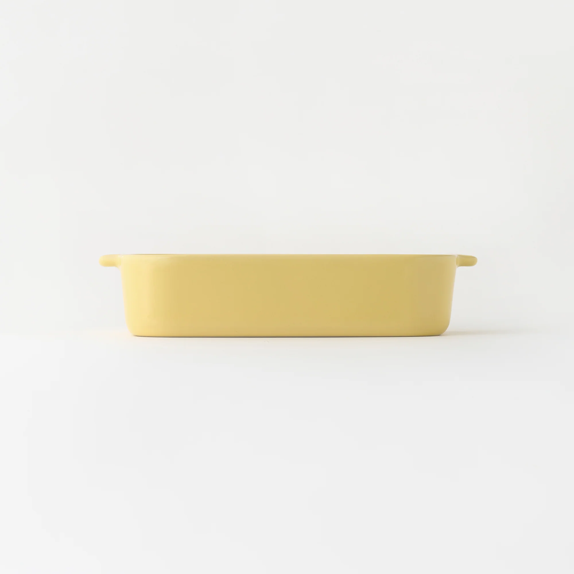 Stoneware Baking Dish Oven Tray - Light Yellow - Image 3