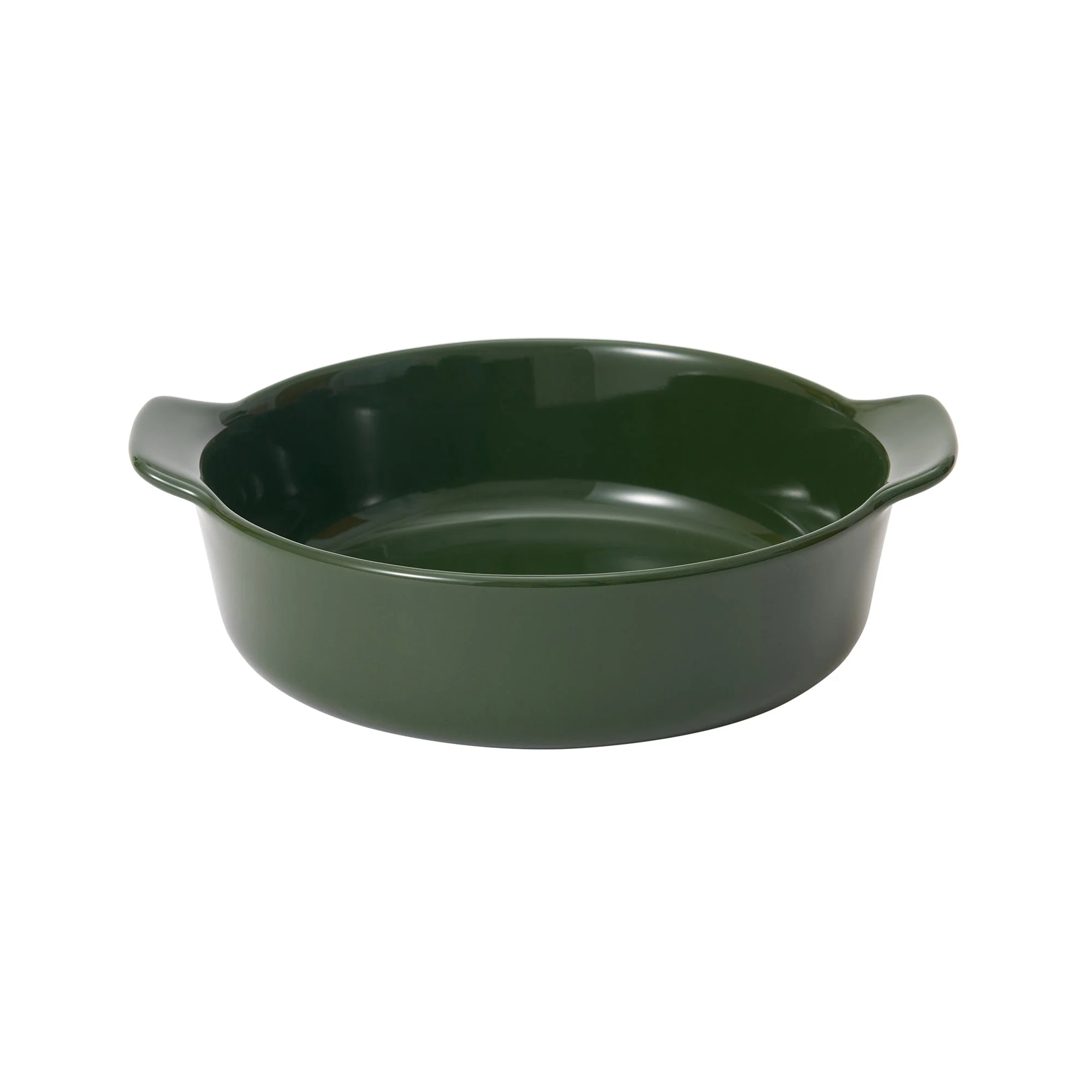 Stoneware Bowl (Dia. 6.6") - Dark Green