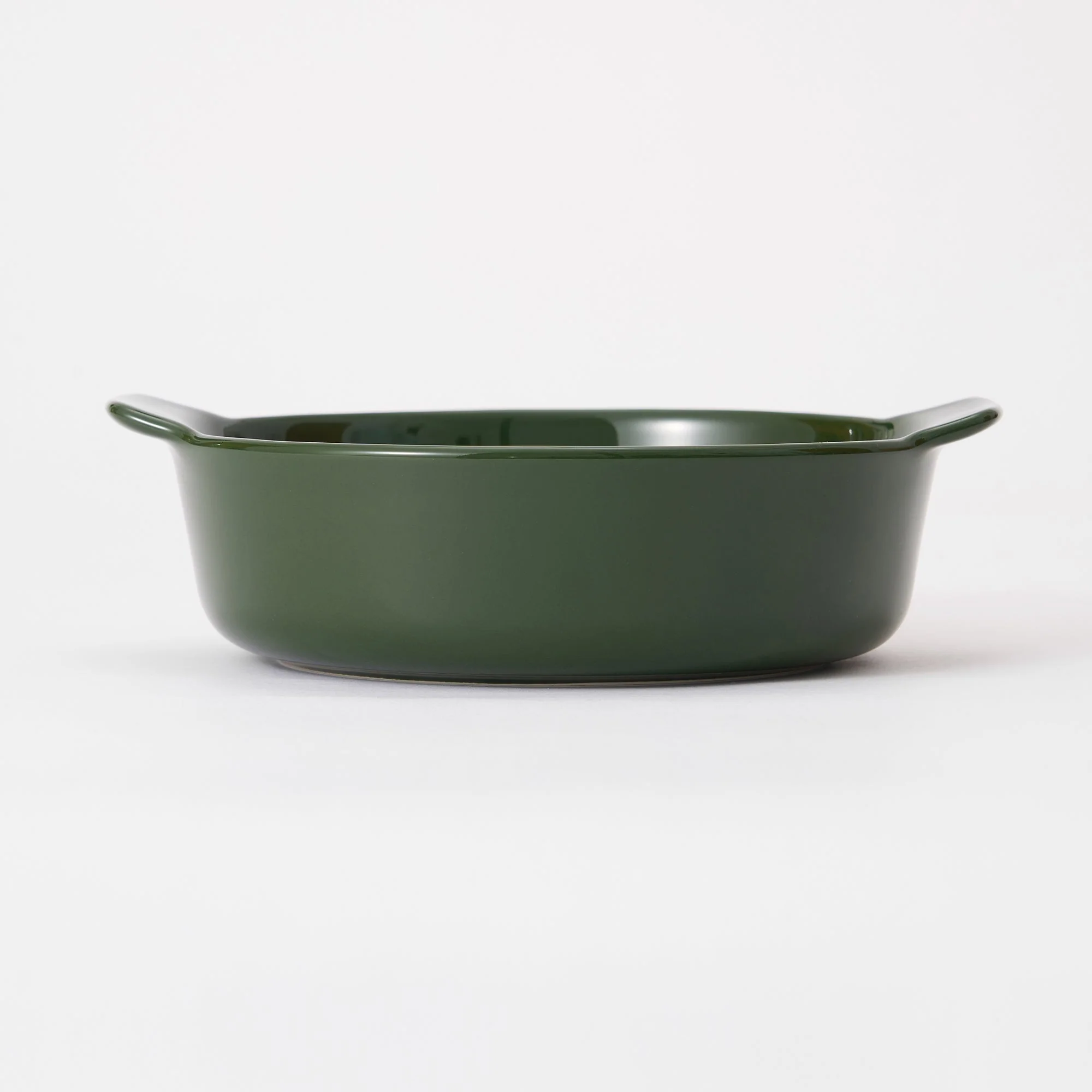 Stoneware Bowl (Dia. 6.6") - Dark Green - Image 2
