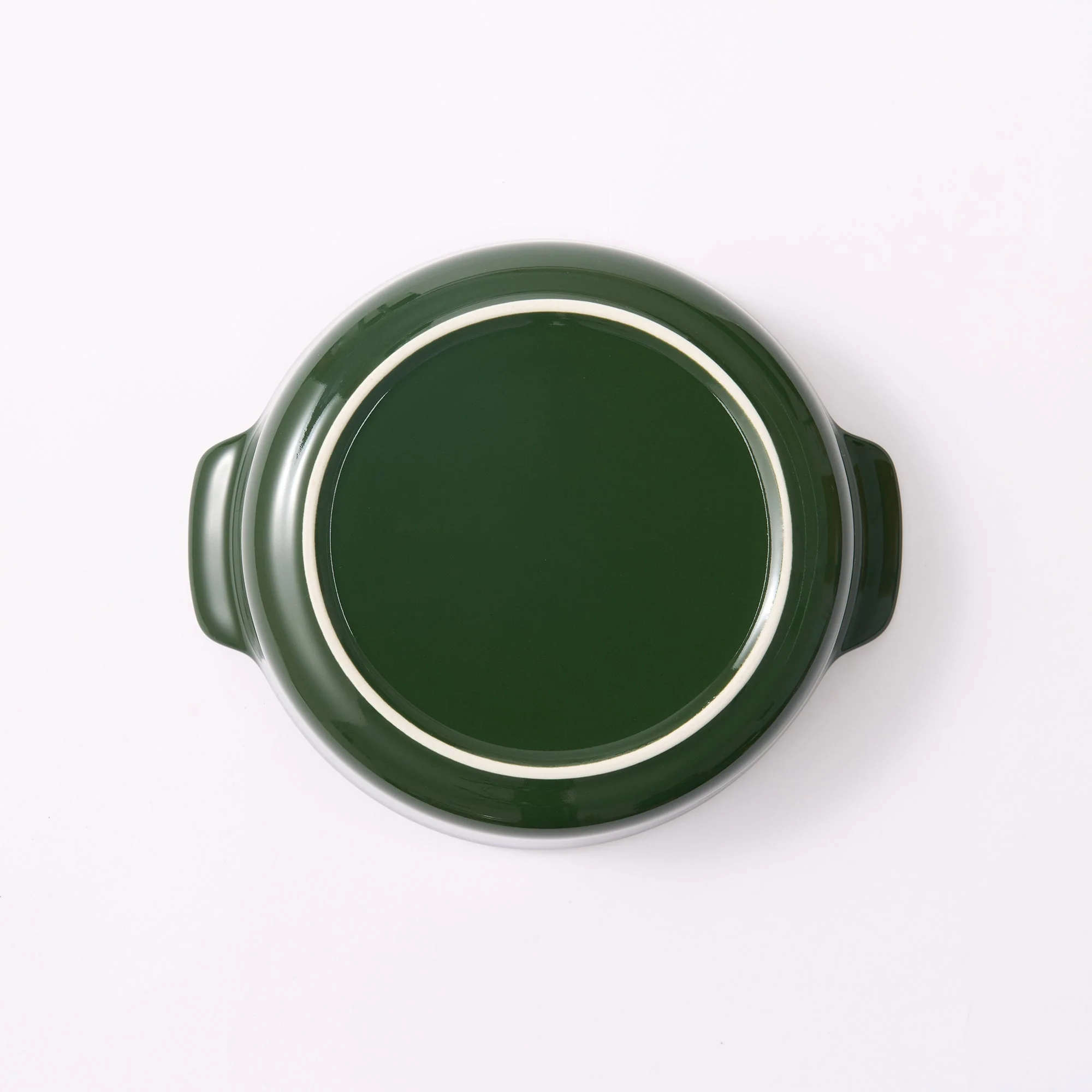 Stoneware Bowl (Dia. 6.6") - Dark Green - Image 4