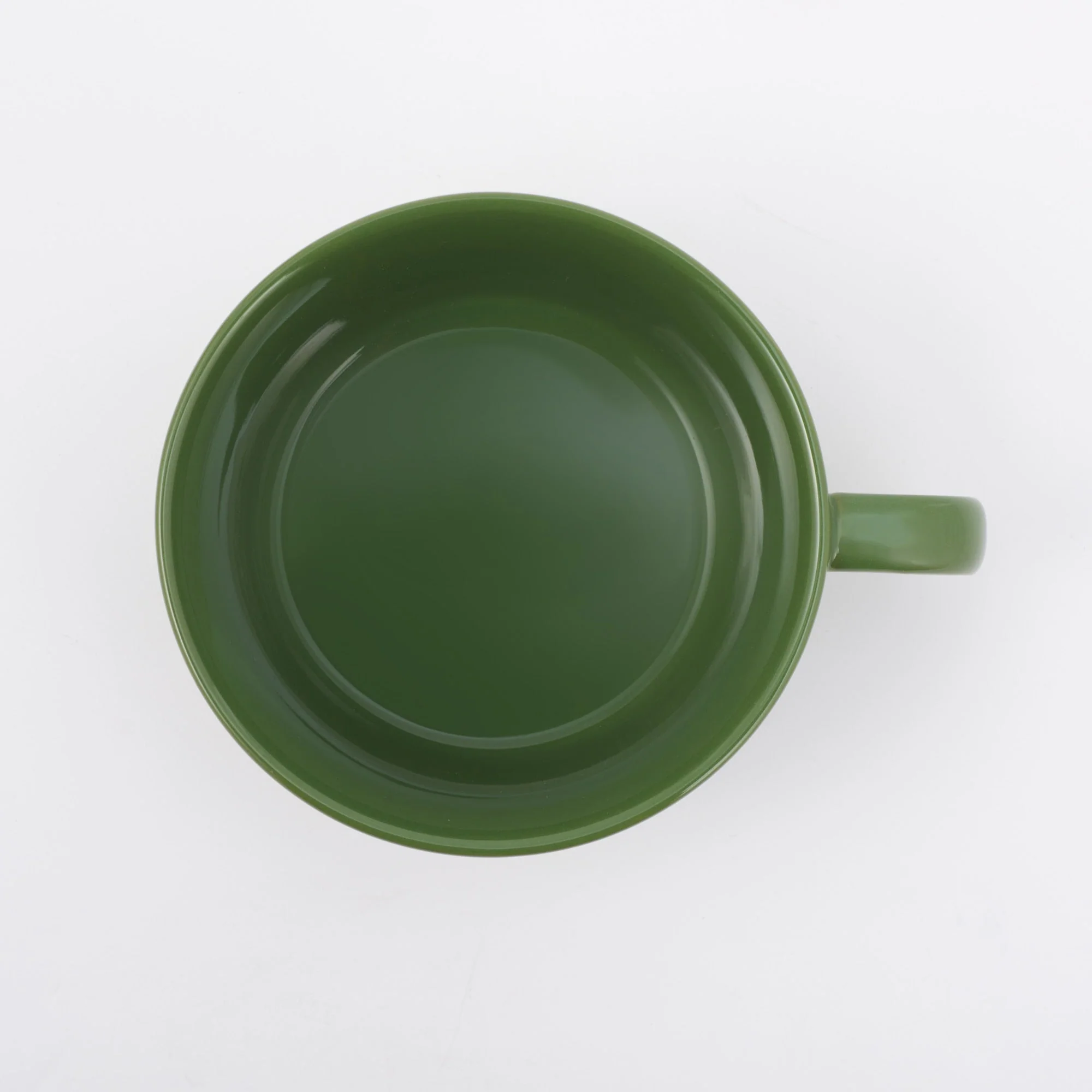 Stoneware Cereal Mug Cup - Green - Image 3