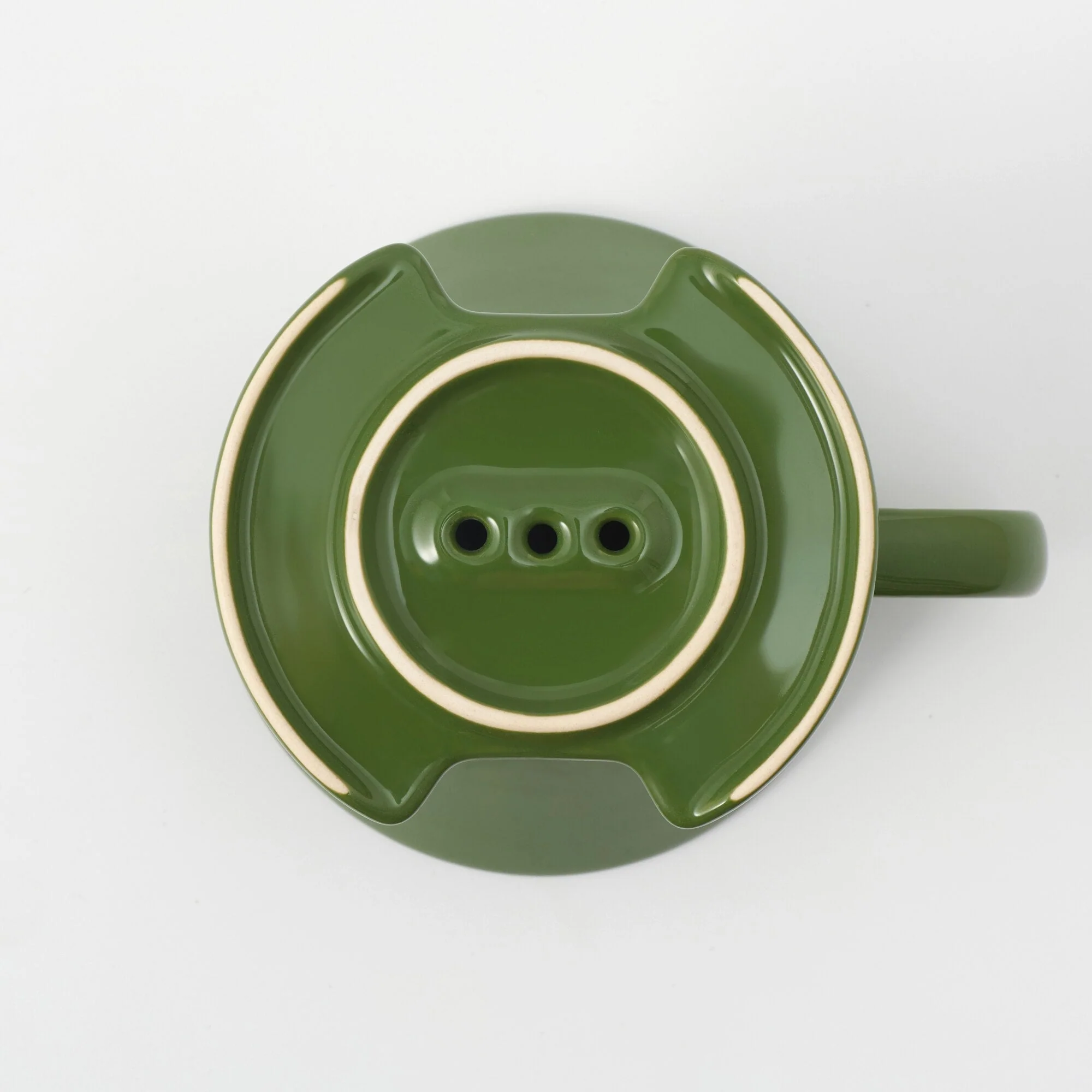 Stoneware Coffee Dripper - Green - Image 4
