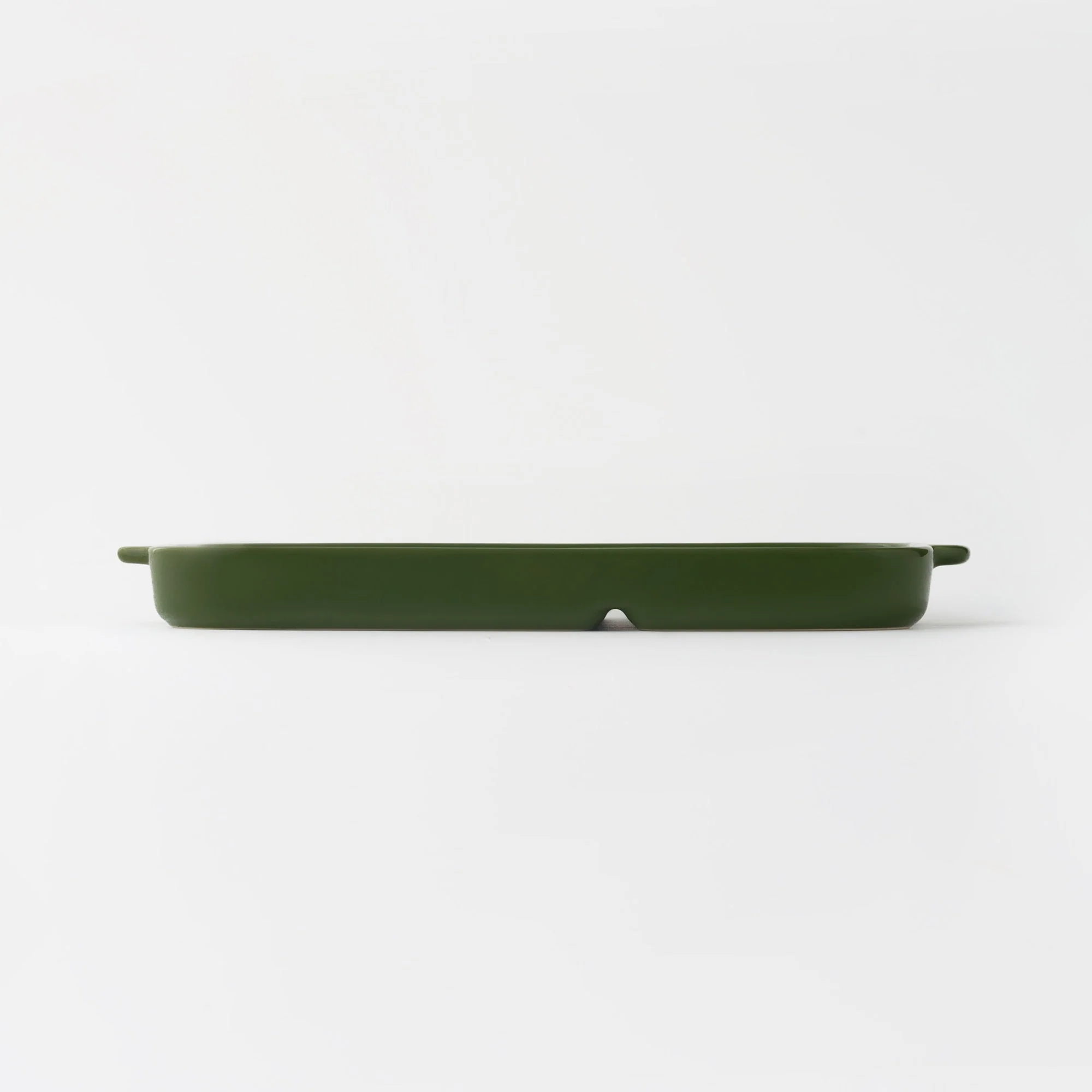 Stoneware Divided Plate - Green - Image 3