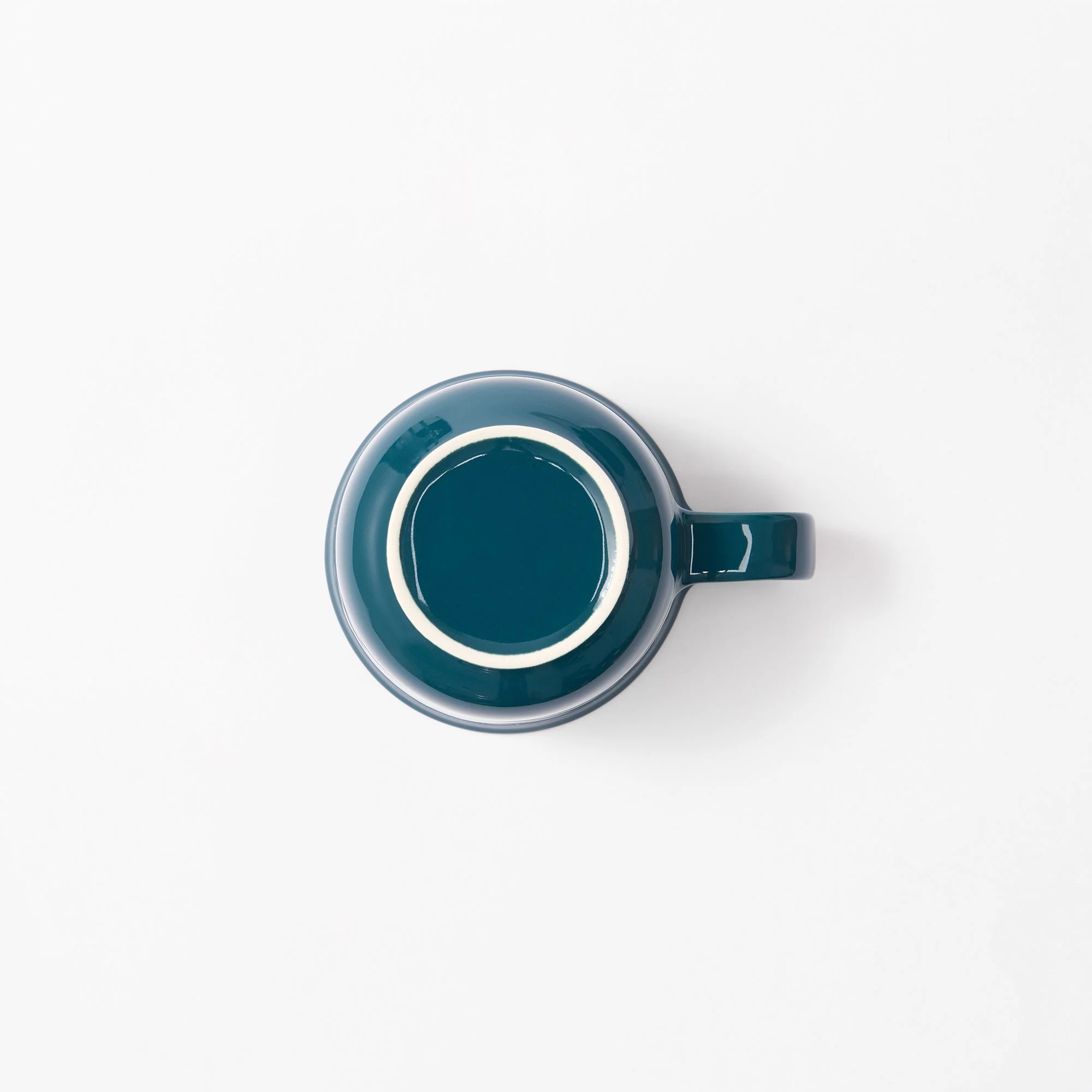 Stoneware Mug Cup (11.2 fl oz) - Dark Blue - Image 4