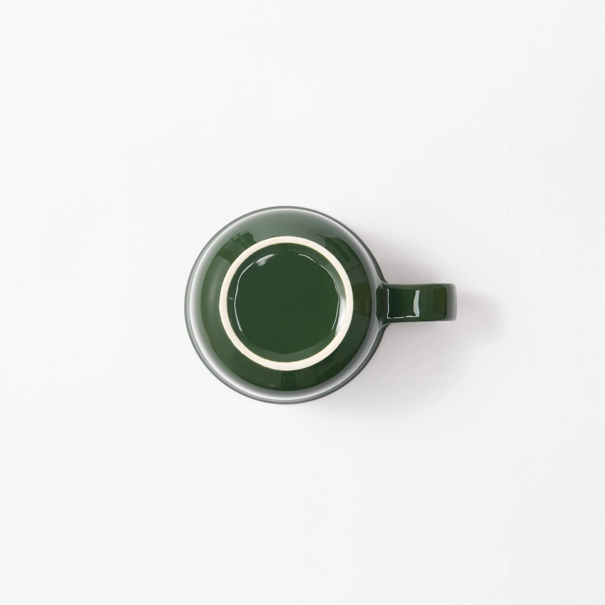 Stoneware Mug Cup (11.2 fl oz) - Dark Green - Image 4