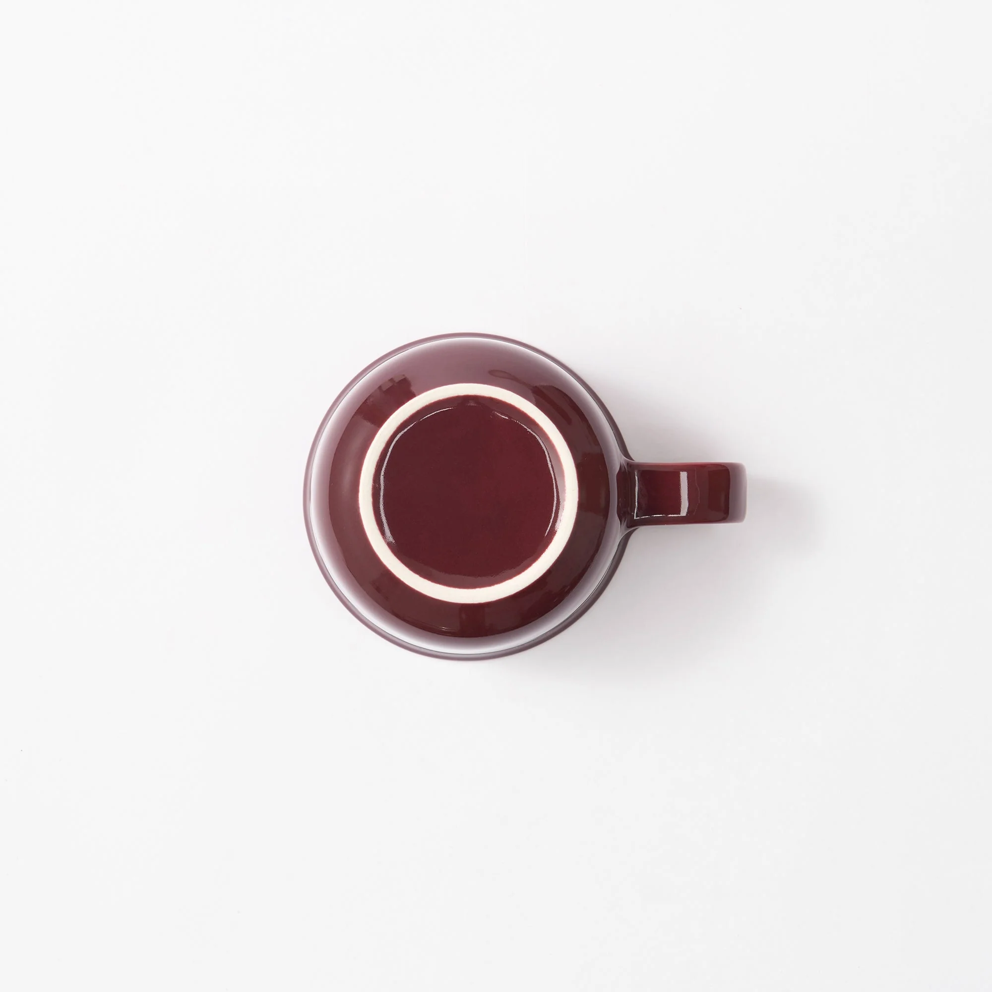 Stoneware Mug Cup (11.2 fl oz) - Dark Red - Image 4