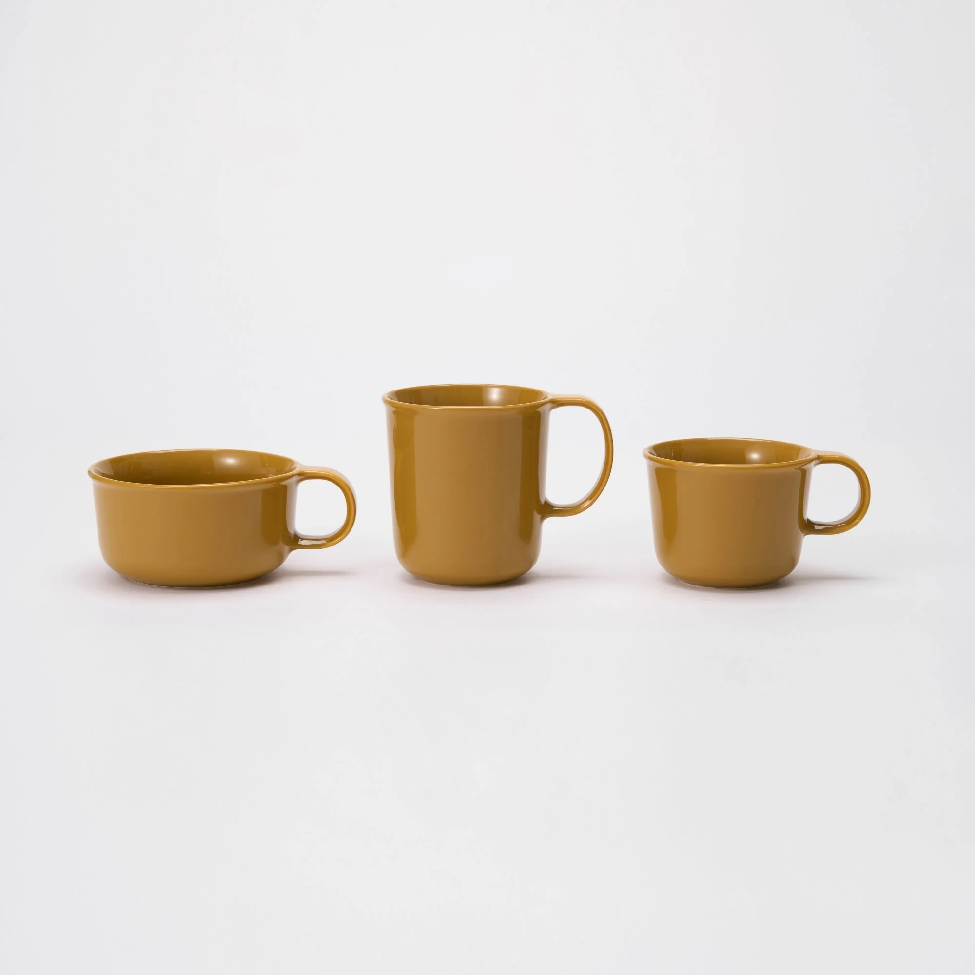 Stoneware Mug Cup (11.2 fl oz) - Mustard Yellow - Image 10