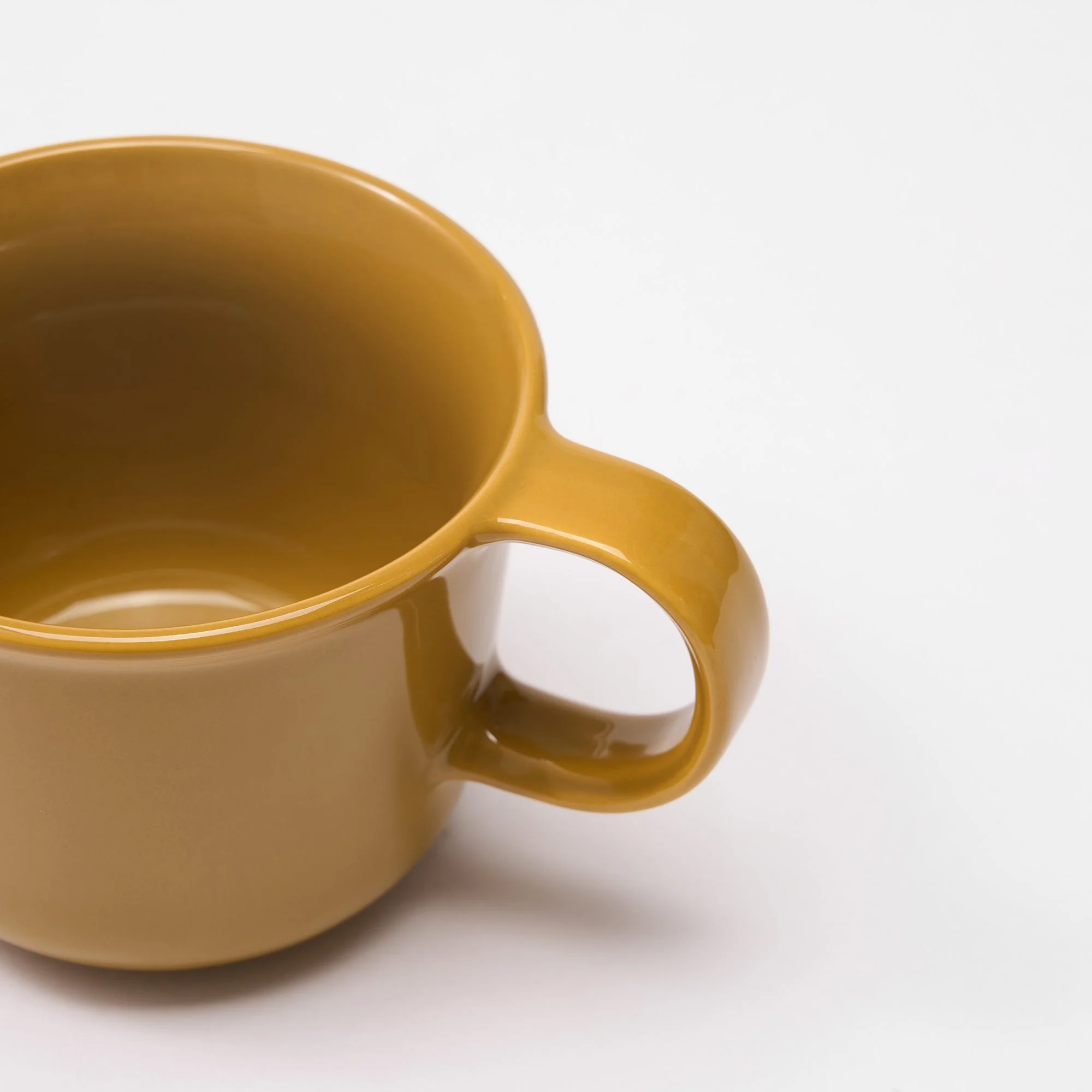Stoneware Mug Cup (11.2 fl oz) - Mustard Yellow - Image 5