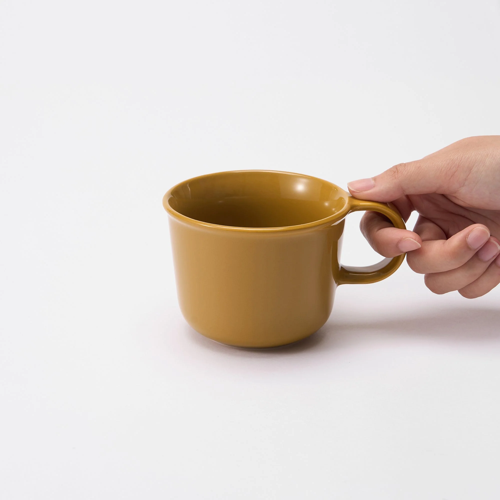 Stoneware Mug Cup (11.2 fl oz) - Mustard Yellow - Image 6