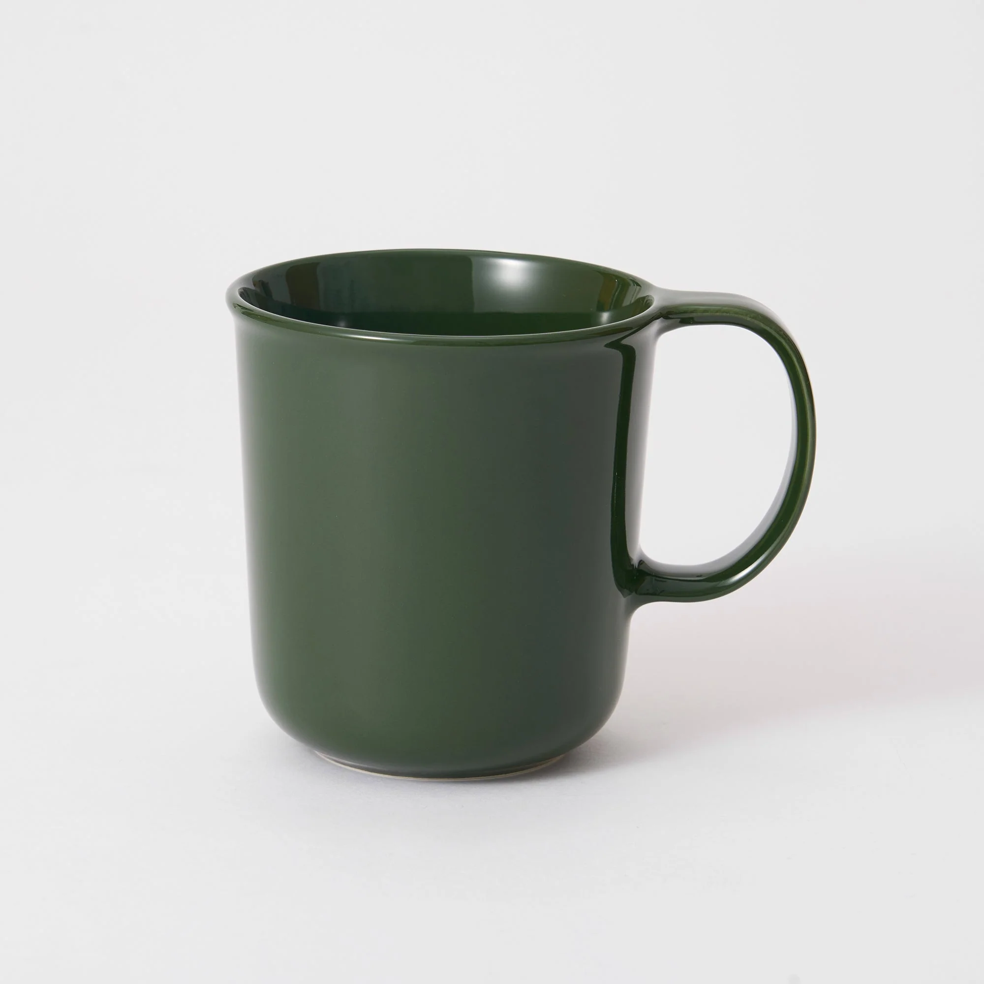Stoneware Mug Cup (16.6 fl oz) - Dark Green - Image 2
