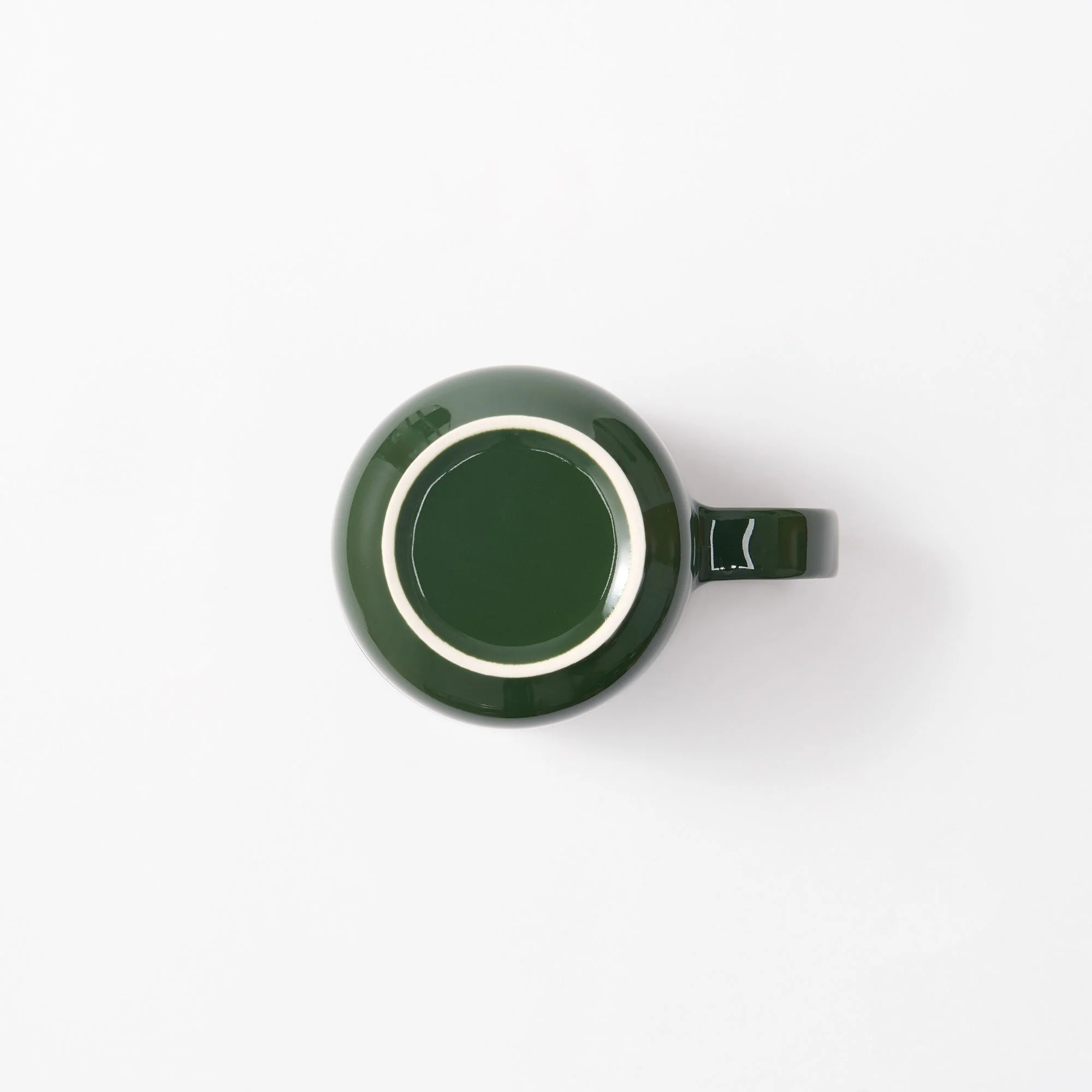 Stoneware Mug Cup (16.6 fl oz) - Dark Green - Image 4