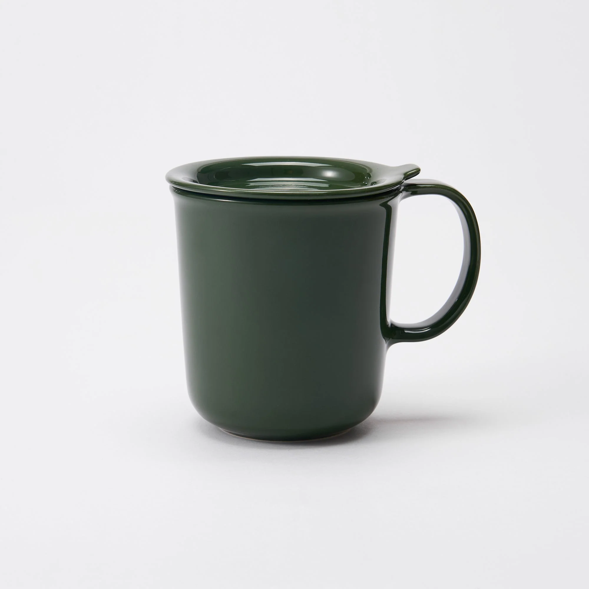 Stoneware Mug Cup (16.6 fl oz) - Dark Green - Image 8