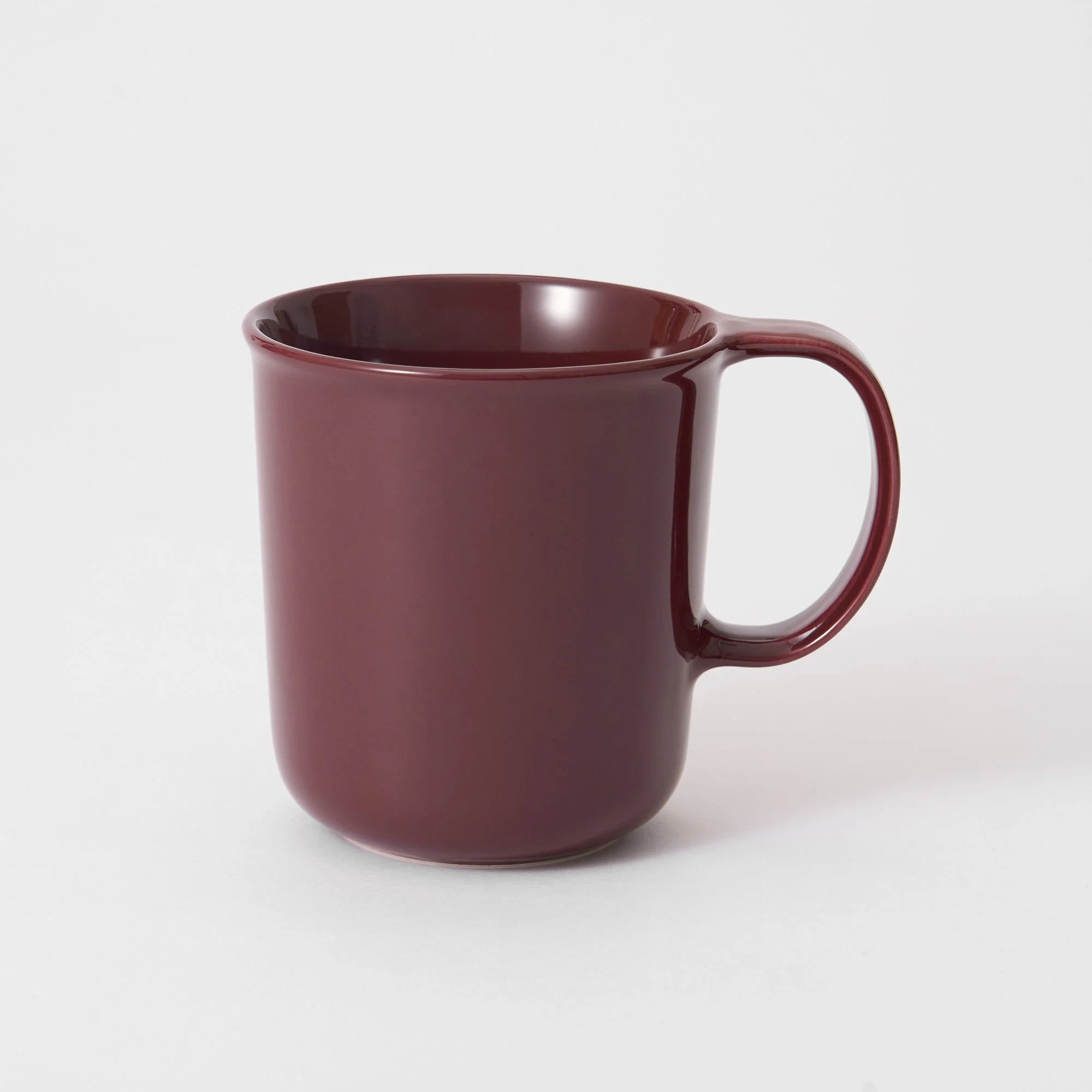 Stoneware Mug Cup (16.6 fl oz) - Dark Red - Image 2