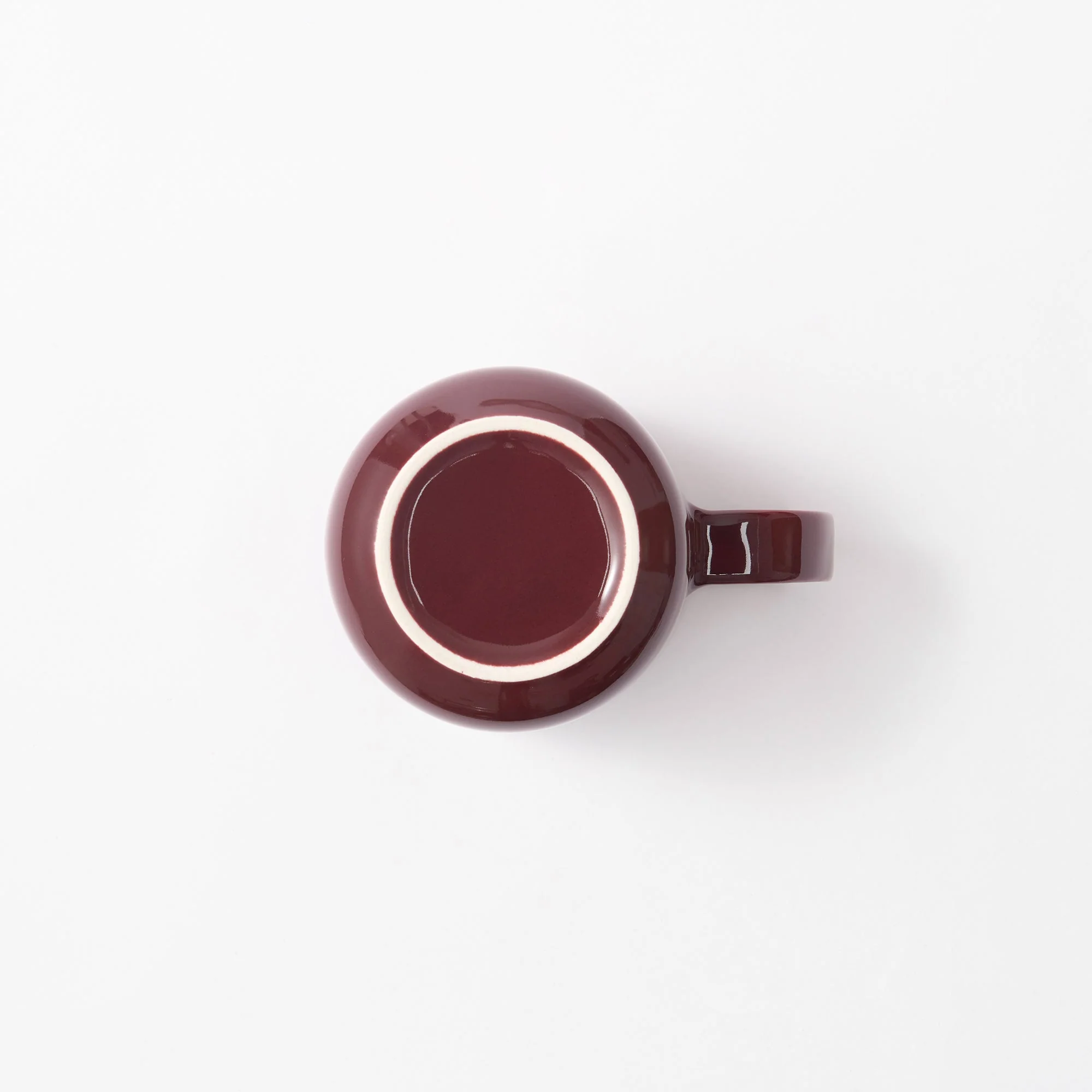 Stoneware Mug Cup (16.6 fl oz) - Dark Red - Image 4