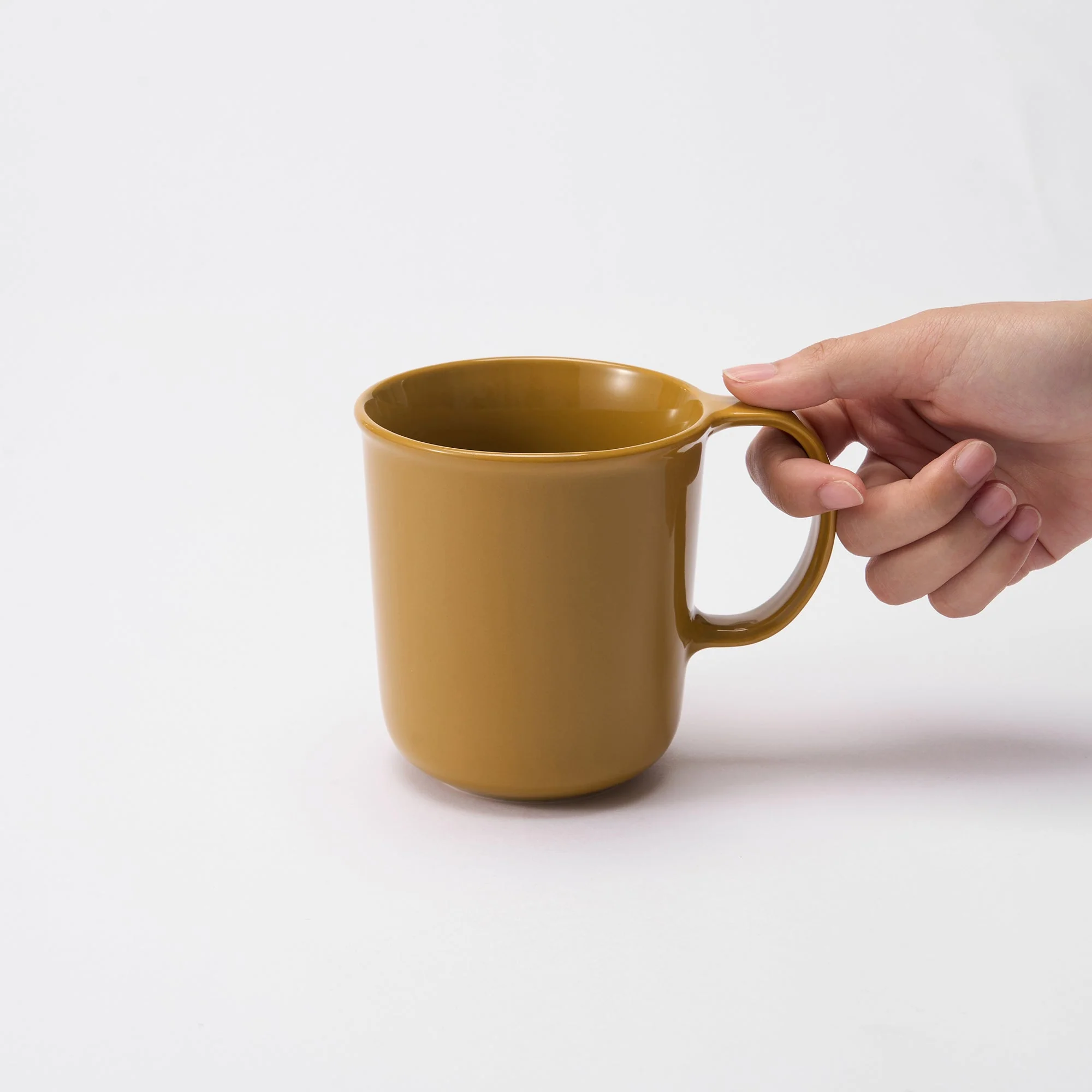 Stoneware Mug Cup (16.6 fl oz) - Mustard Yellow - Image 6