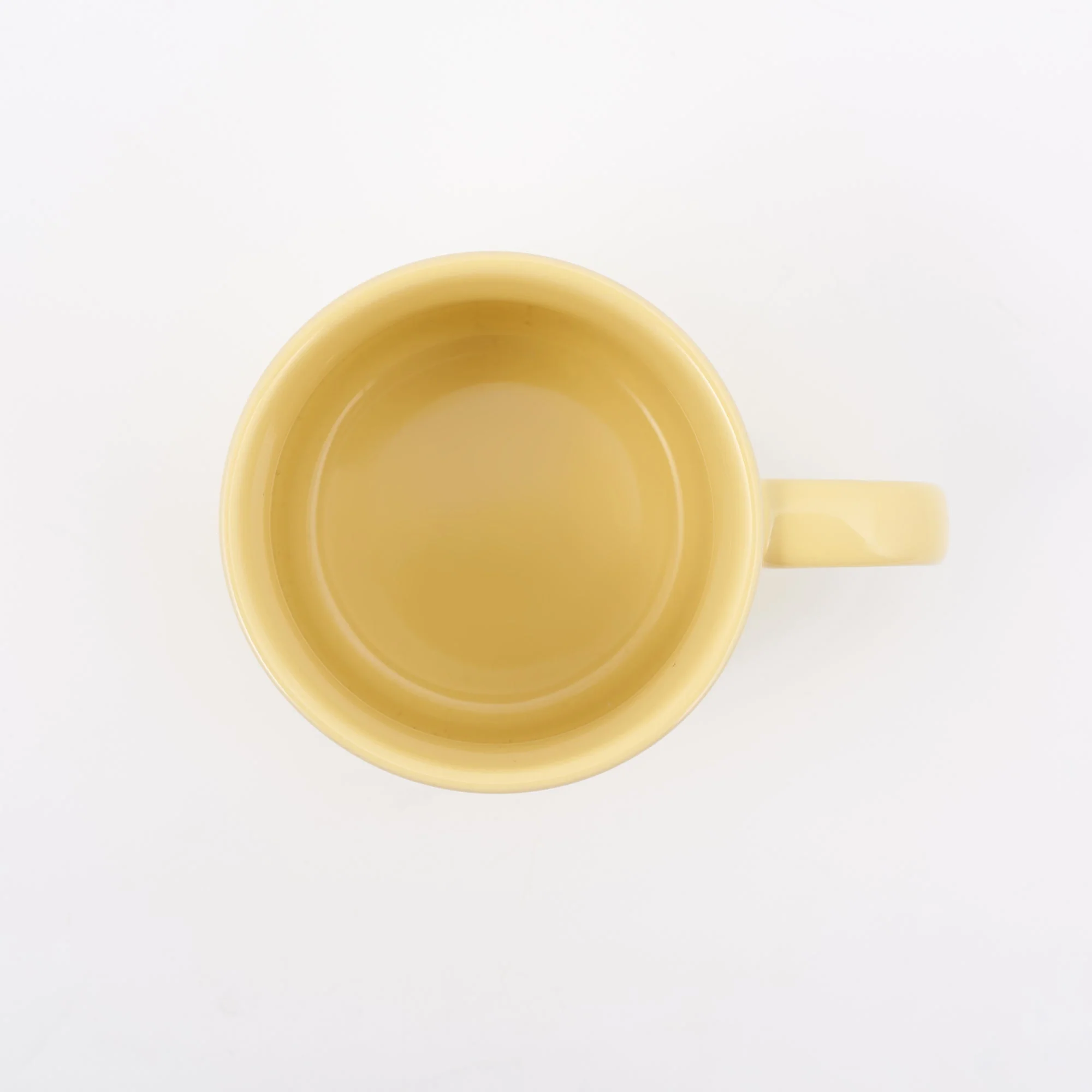 Stoneware Mug Cup (9.1 fl oz) - Light Yellow - Image 3