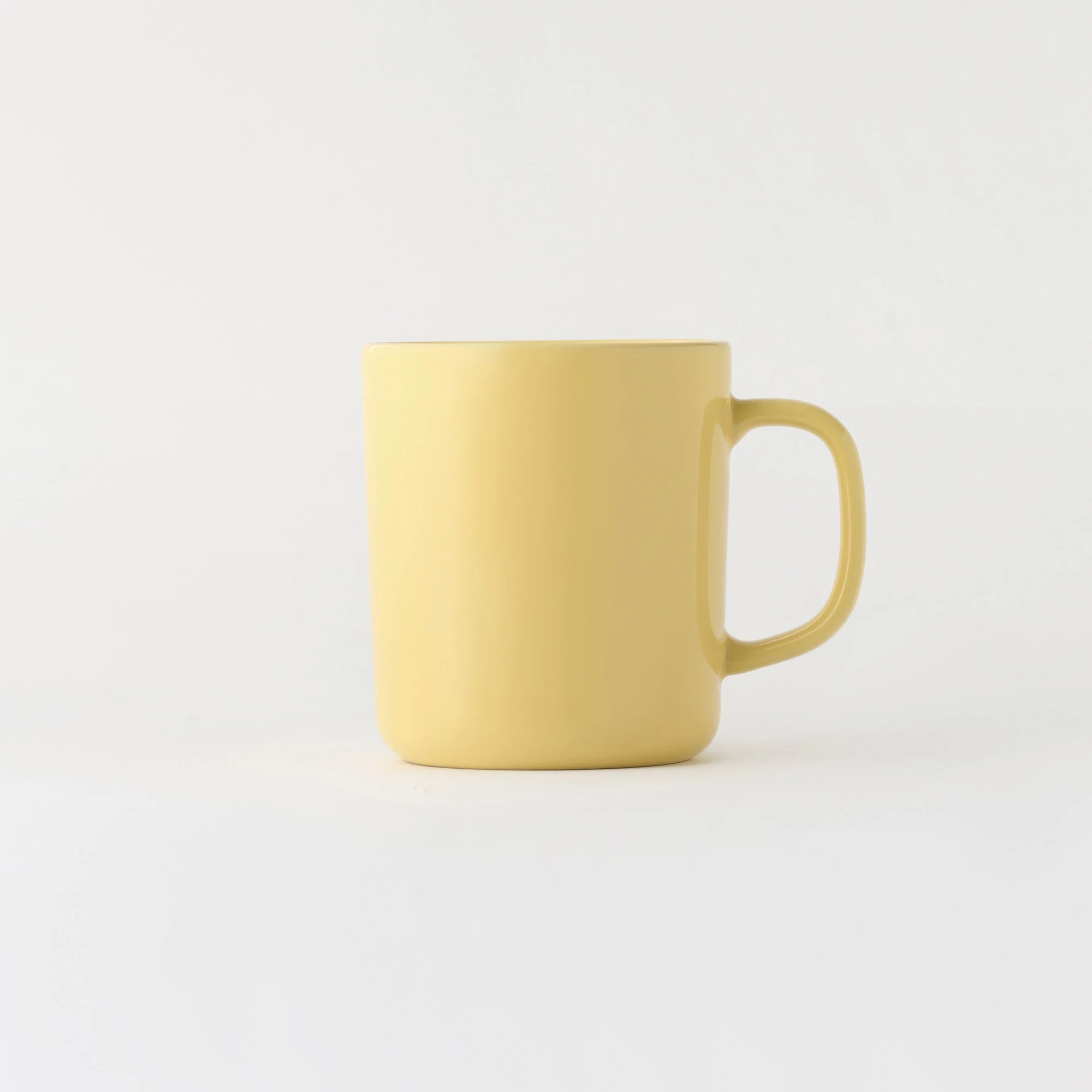 Stoneware Mug Cup (16.9 fl oz) - Light Yellow - Image 3