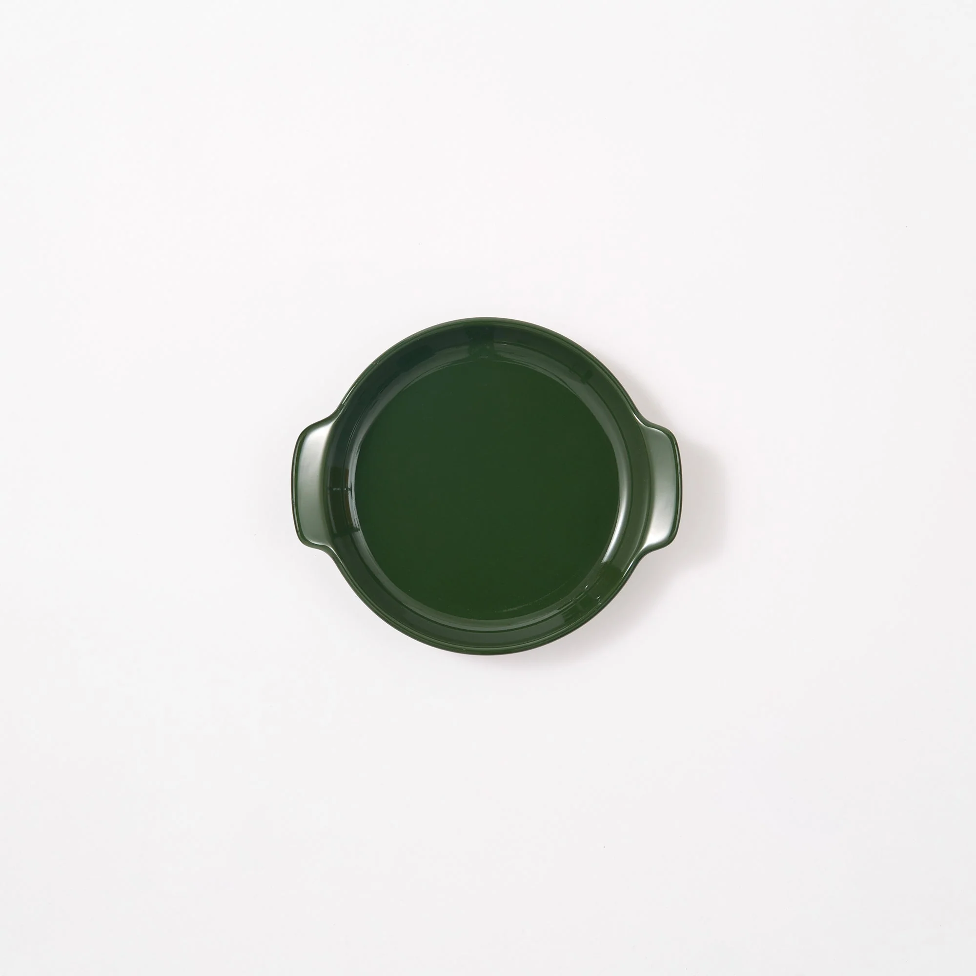 Stoneware Plate (Dia. 5") - Dark Green - Image 4
