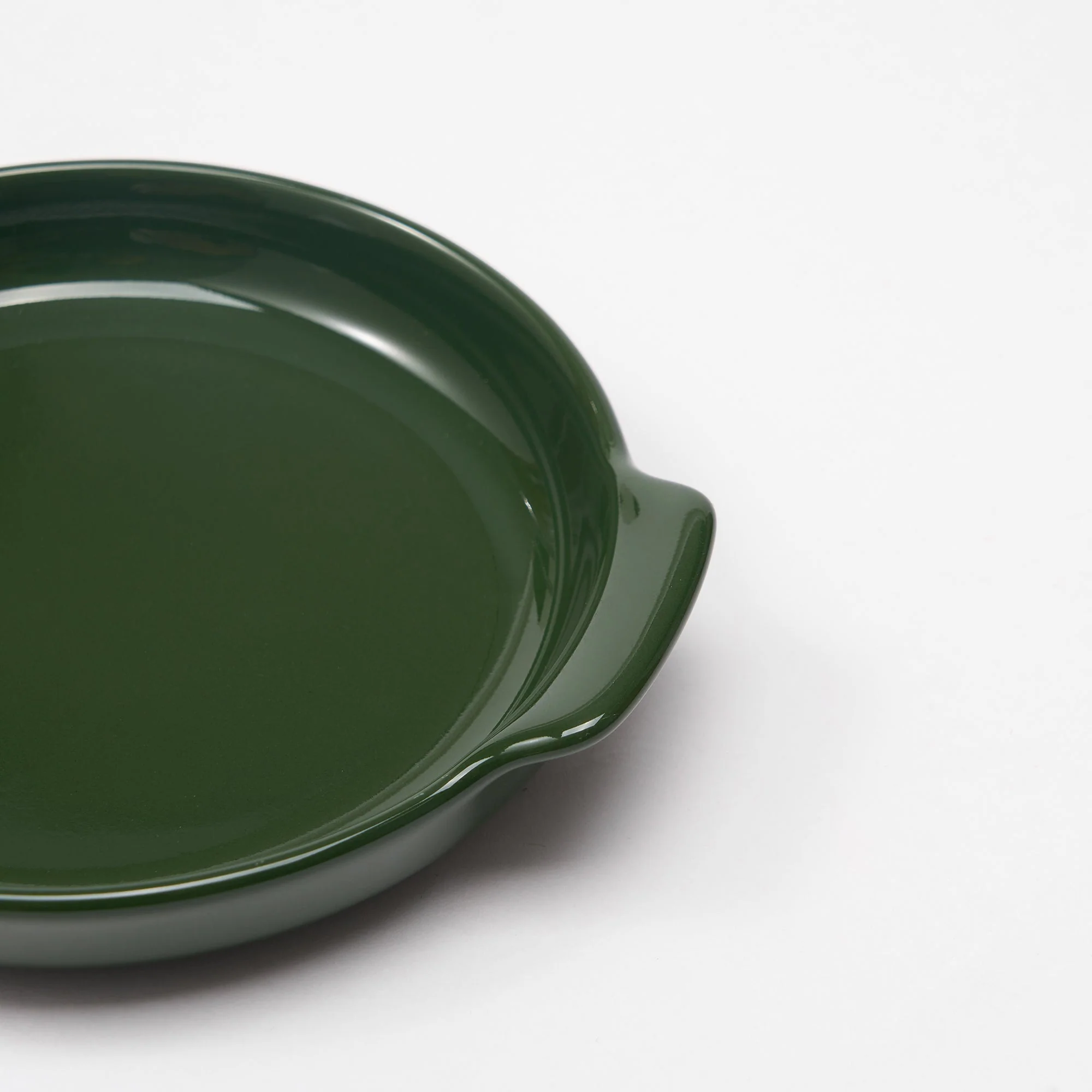 Stoneware Plate (Dia. 5") - Dark Green - Image 6
