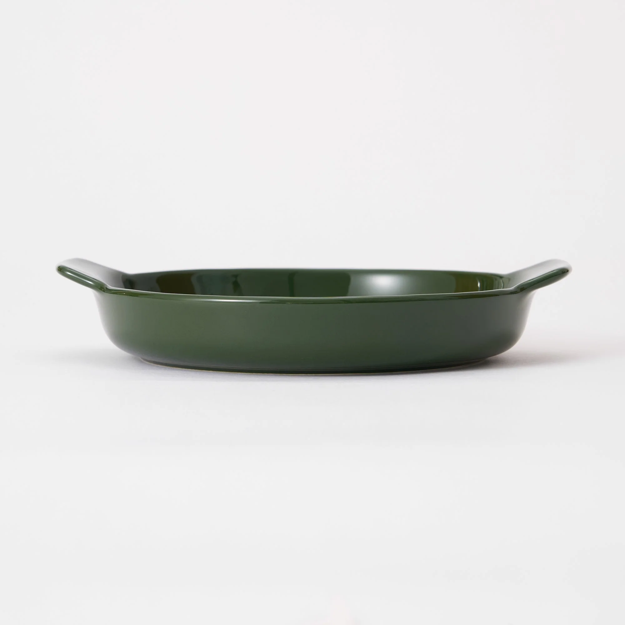 Stoneware Plate (Dia. 6.7") - Dark Green - Image 3
