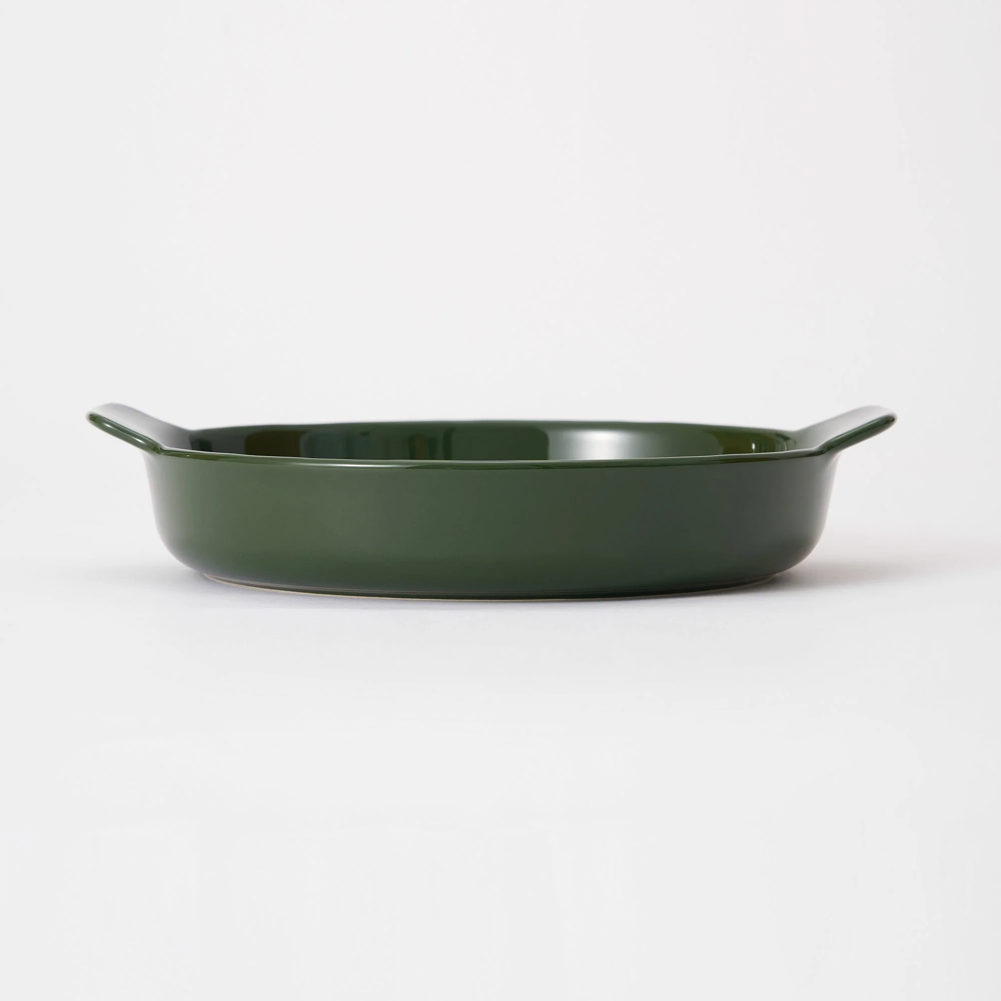 Stoneware Plate (Dia. 8.3") - Dark Green - Image 3