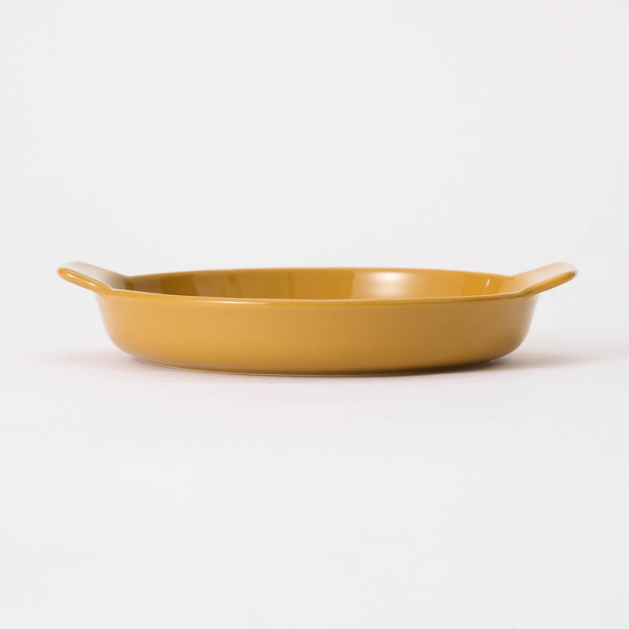 Stoneware Plate (Dia. 6.7") - Mustard Yellow - Image 3