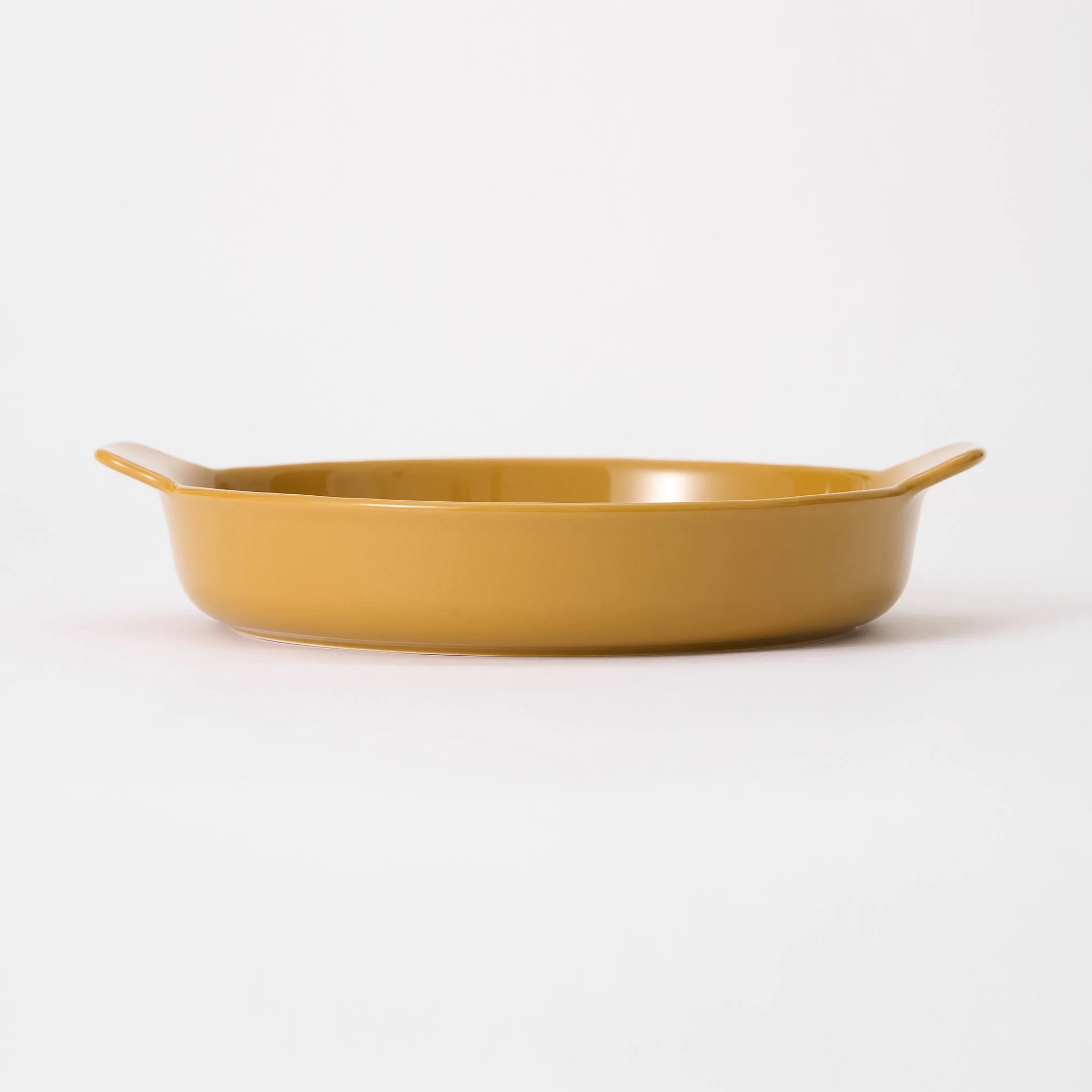 Stoneware Plate (Dia. 8.3") - Mustard Yellow - Image 3