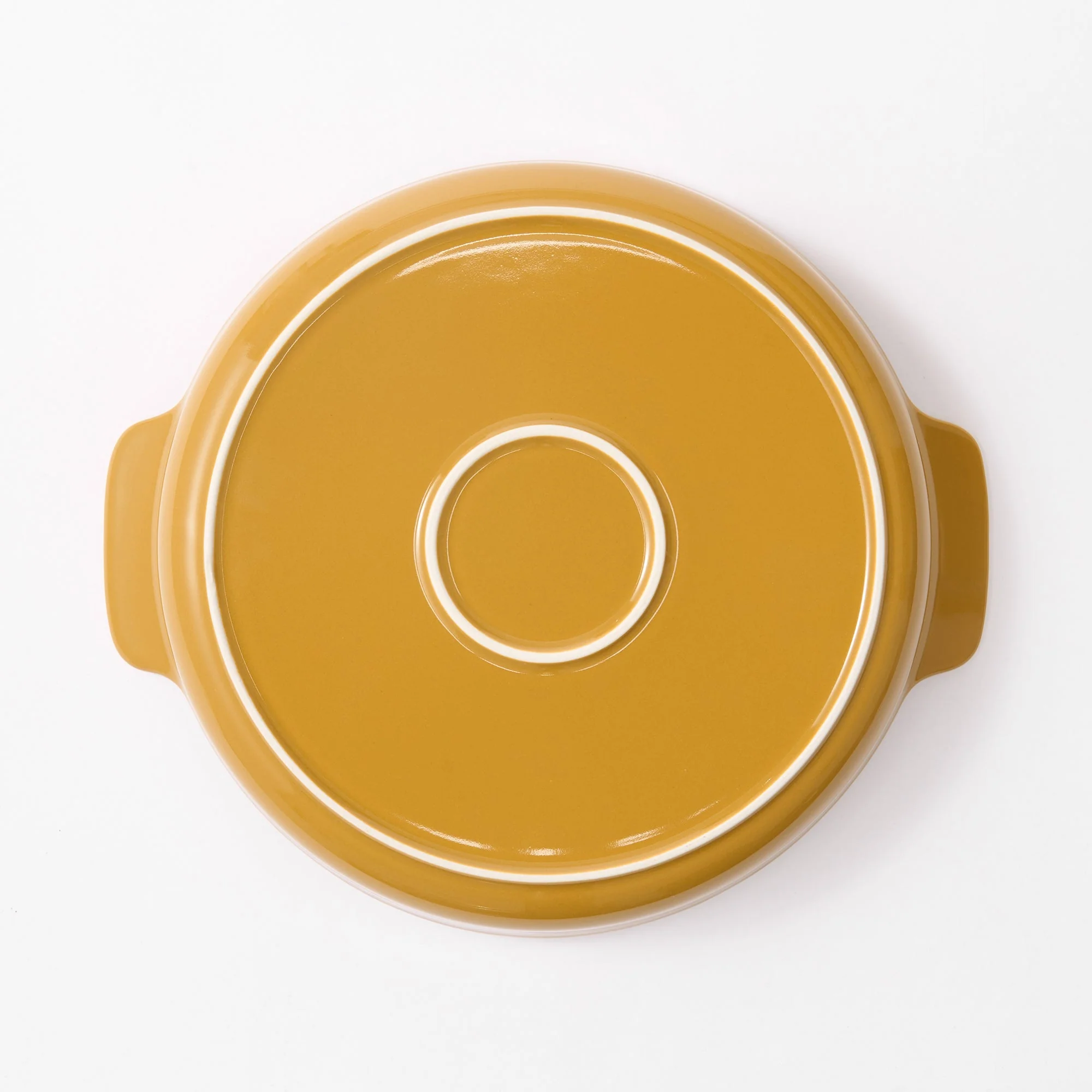 Stoneware Plate (Dia. 8.3") - Mustard Yellow - Image 5