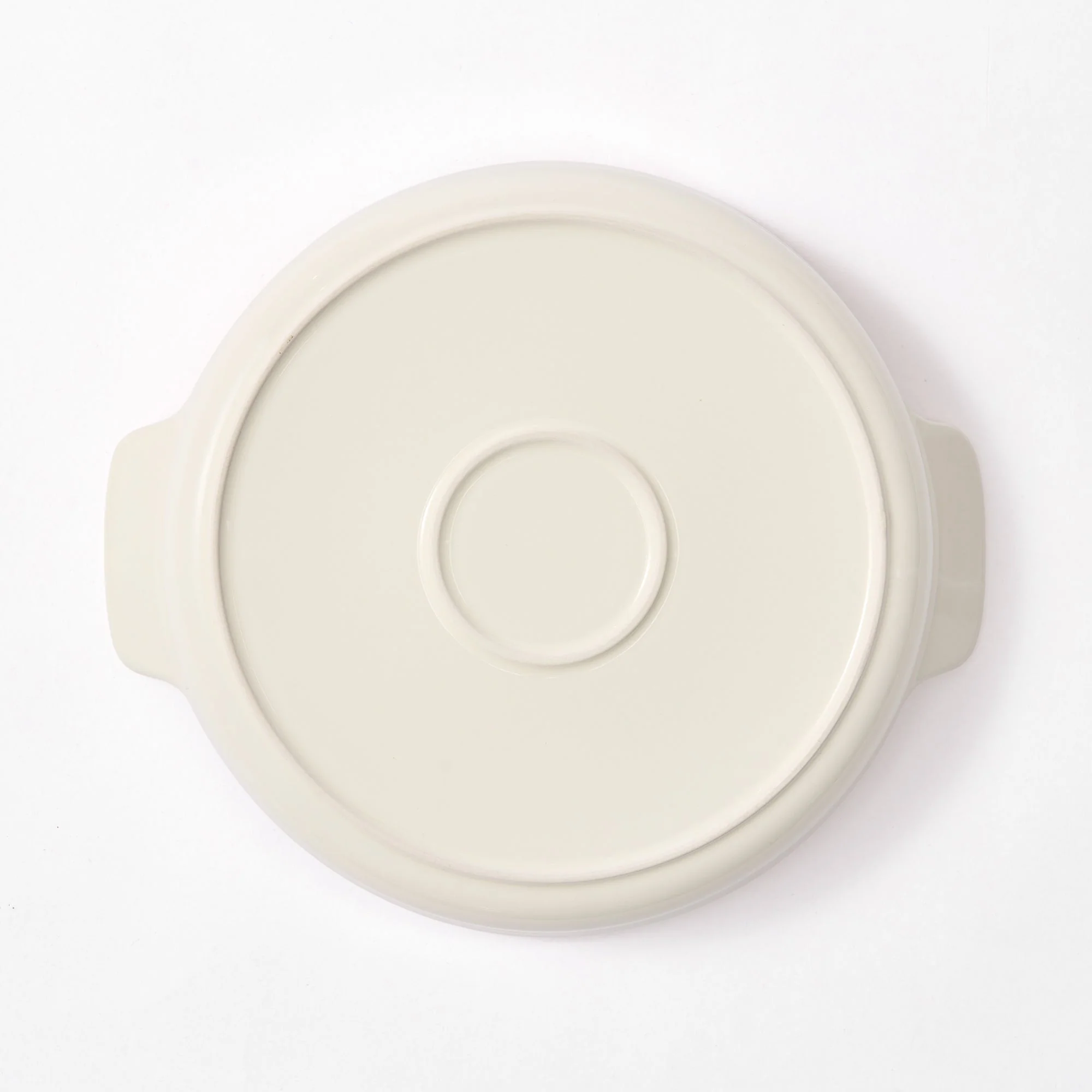 Stoneware Plate (Dia. 8.3") - Off White - Image 5