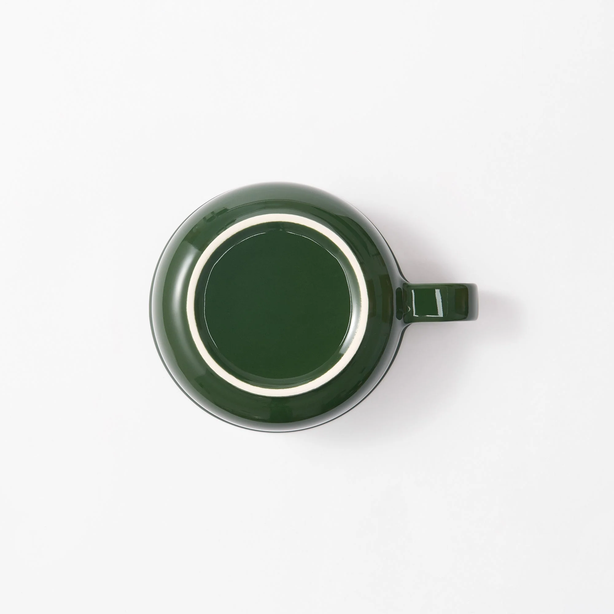 Stoneware Soup Mug Cup - Dark Green - Image 4