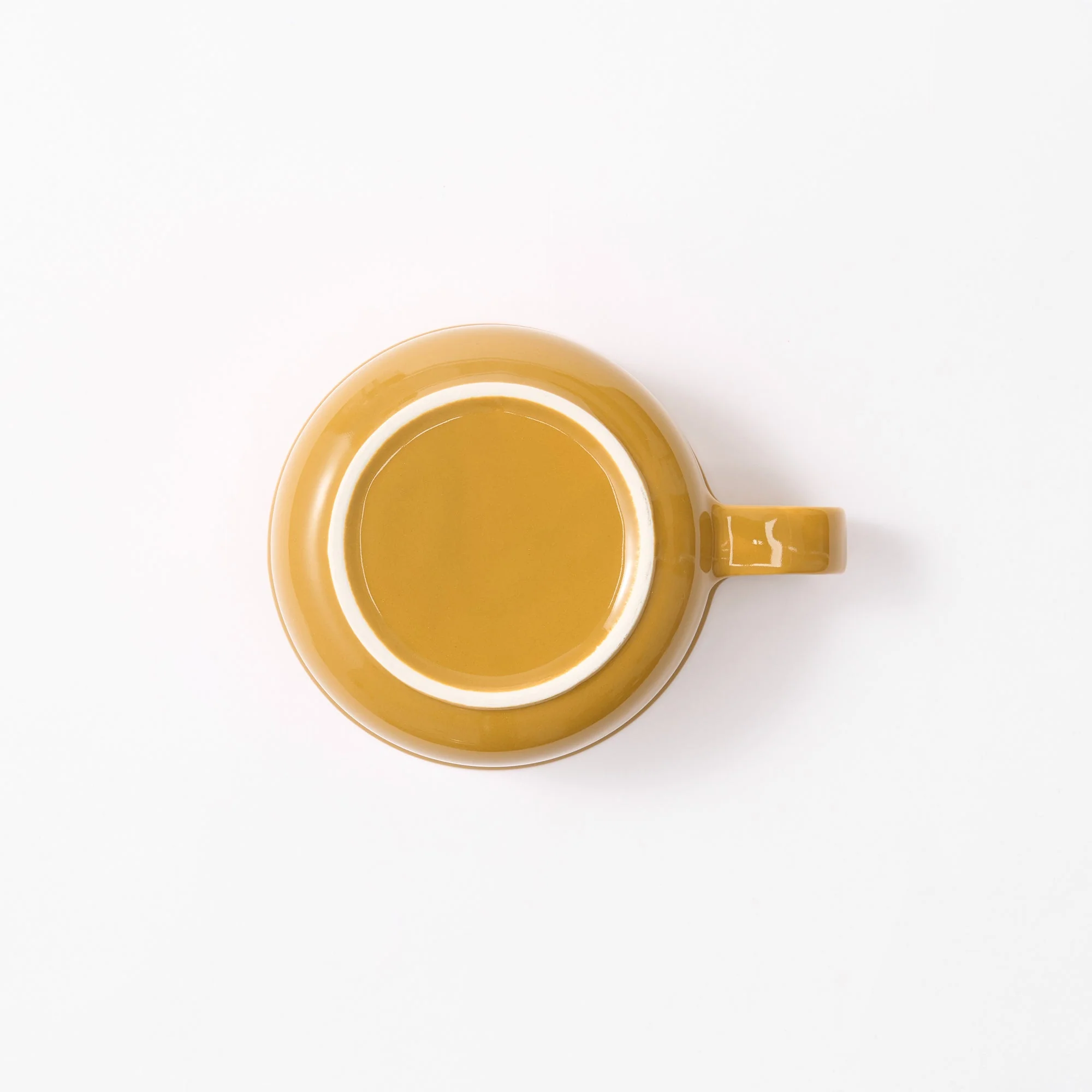Stoneware Soup Mug Cup - Mustard Yellow - Image 4