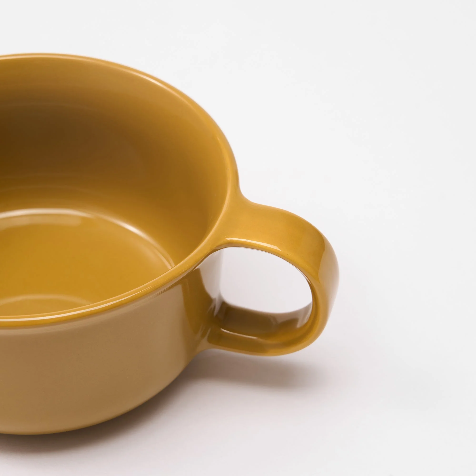 Stoneware Soup Mug Cup - Mustard Yellow - Image 5