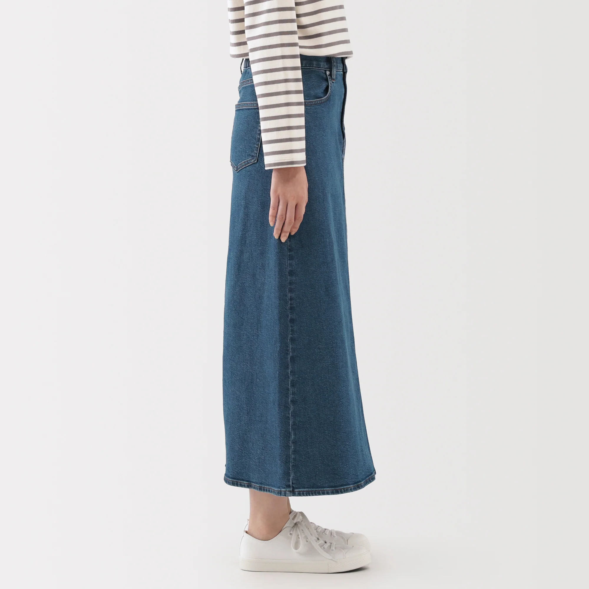Denim A-Line Skirt - Image 17