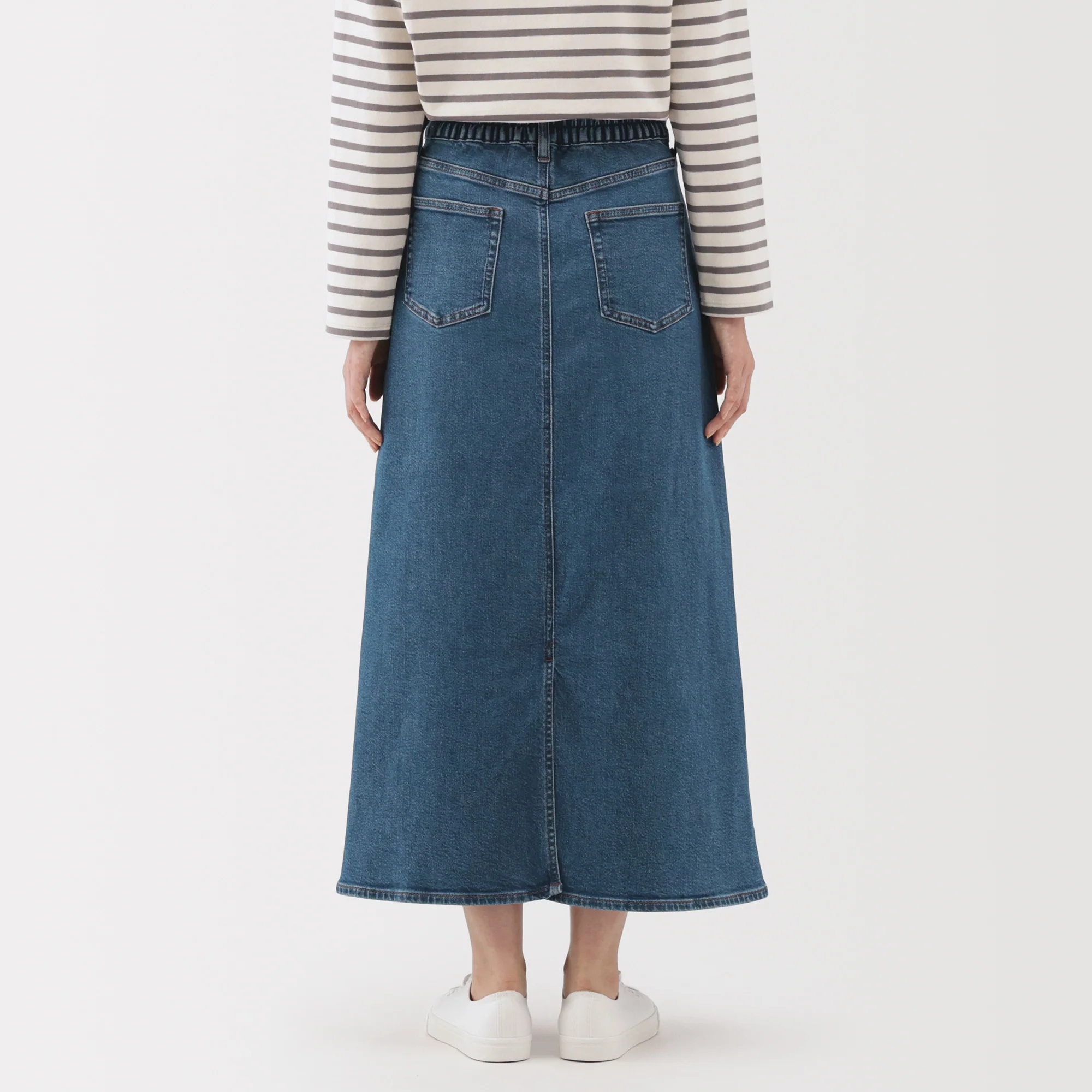 Denim A-Line Skirt - Image 18