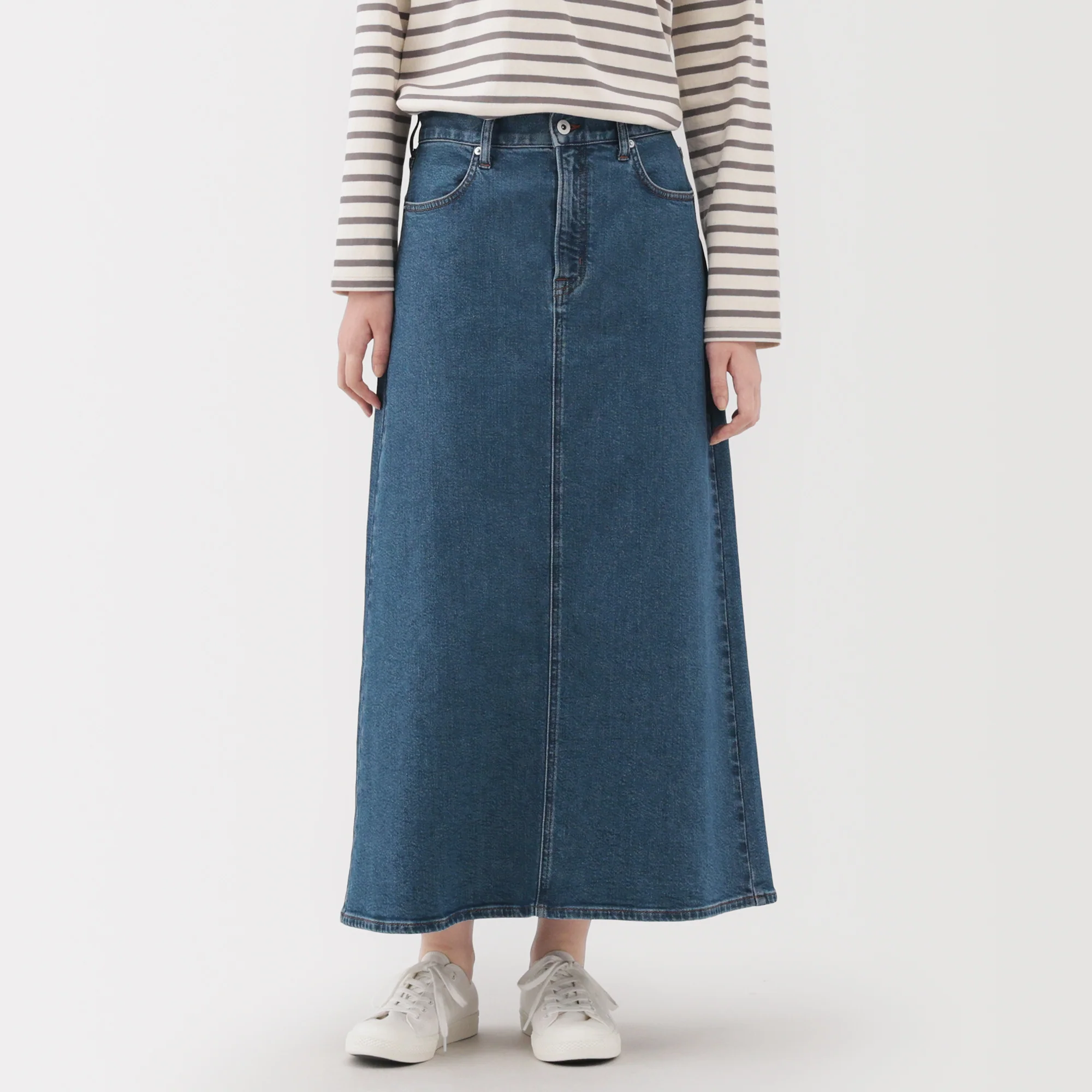 Denim A-Line Skirt - Image 3