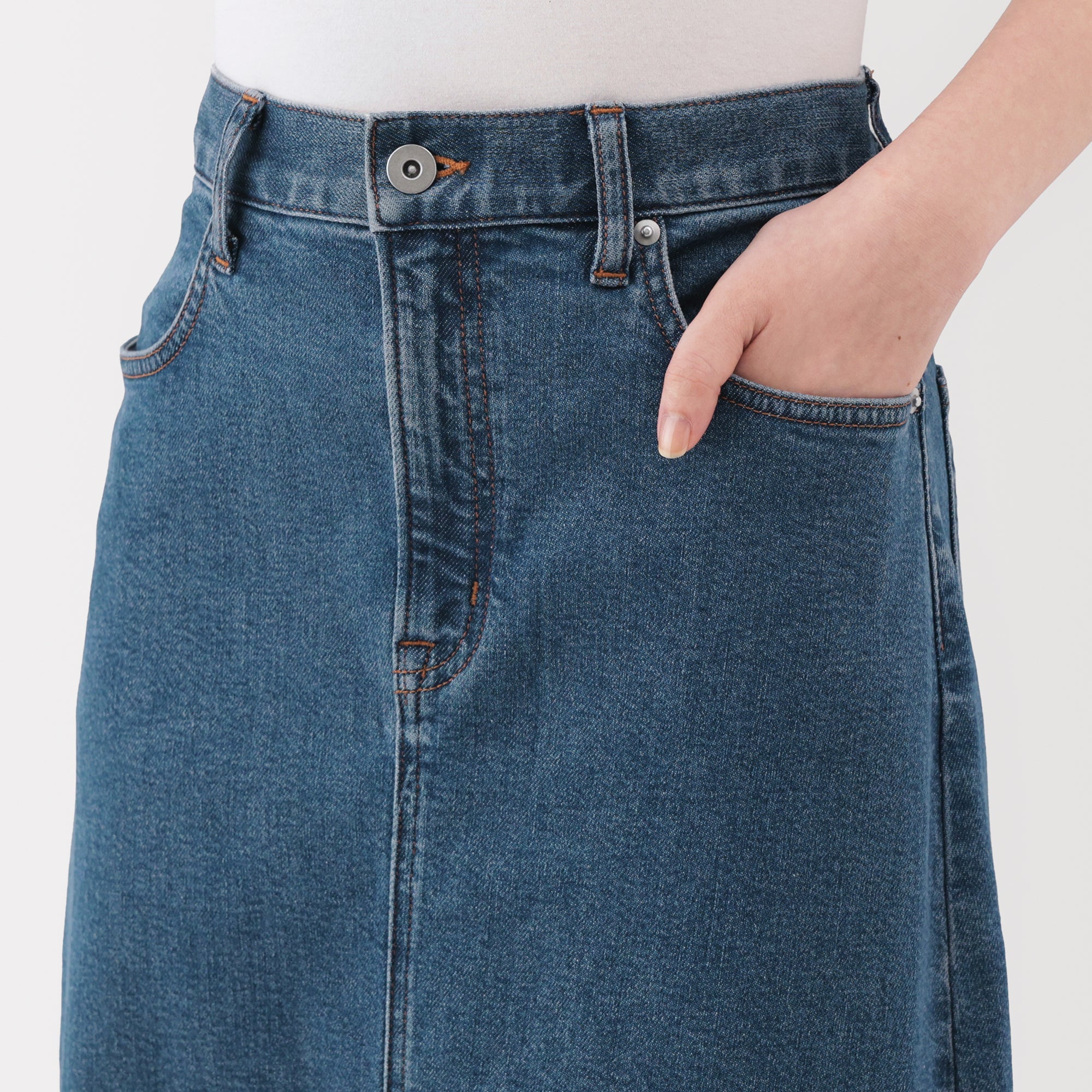 Denim A-Line Skirt - Image 7