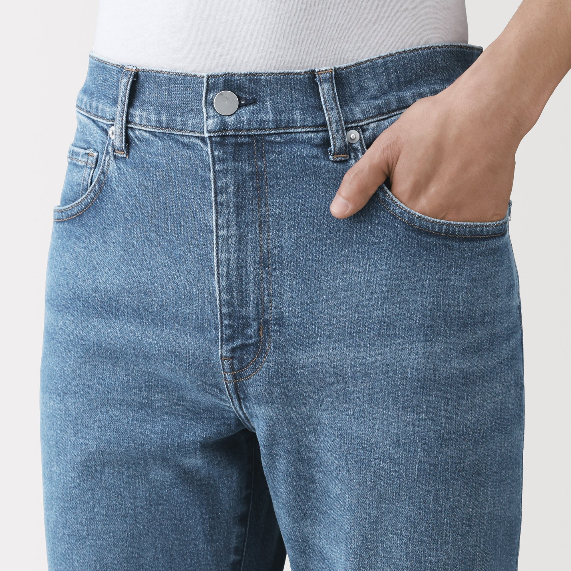 Stretch Denim Slim Pants - Image 7